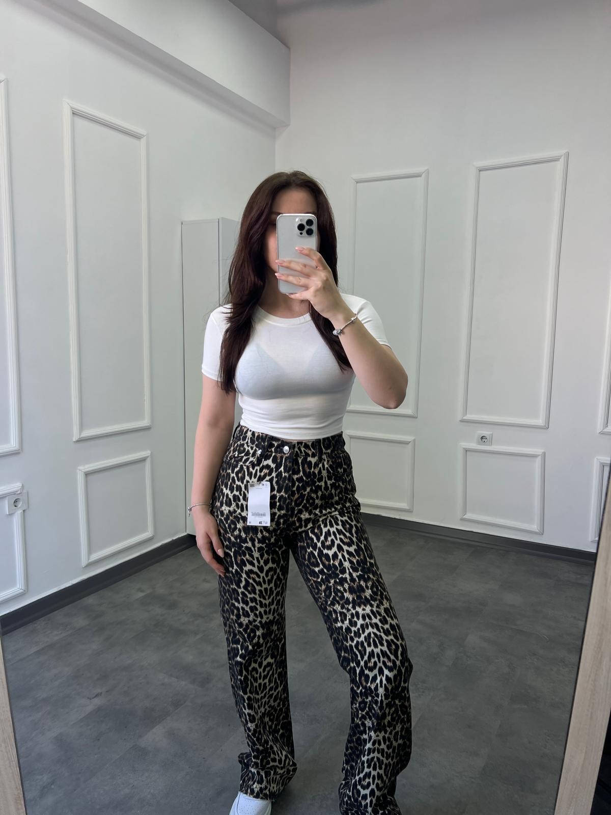 OYS Pamuk Penye Krem Kısa Kollu Crop Body