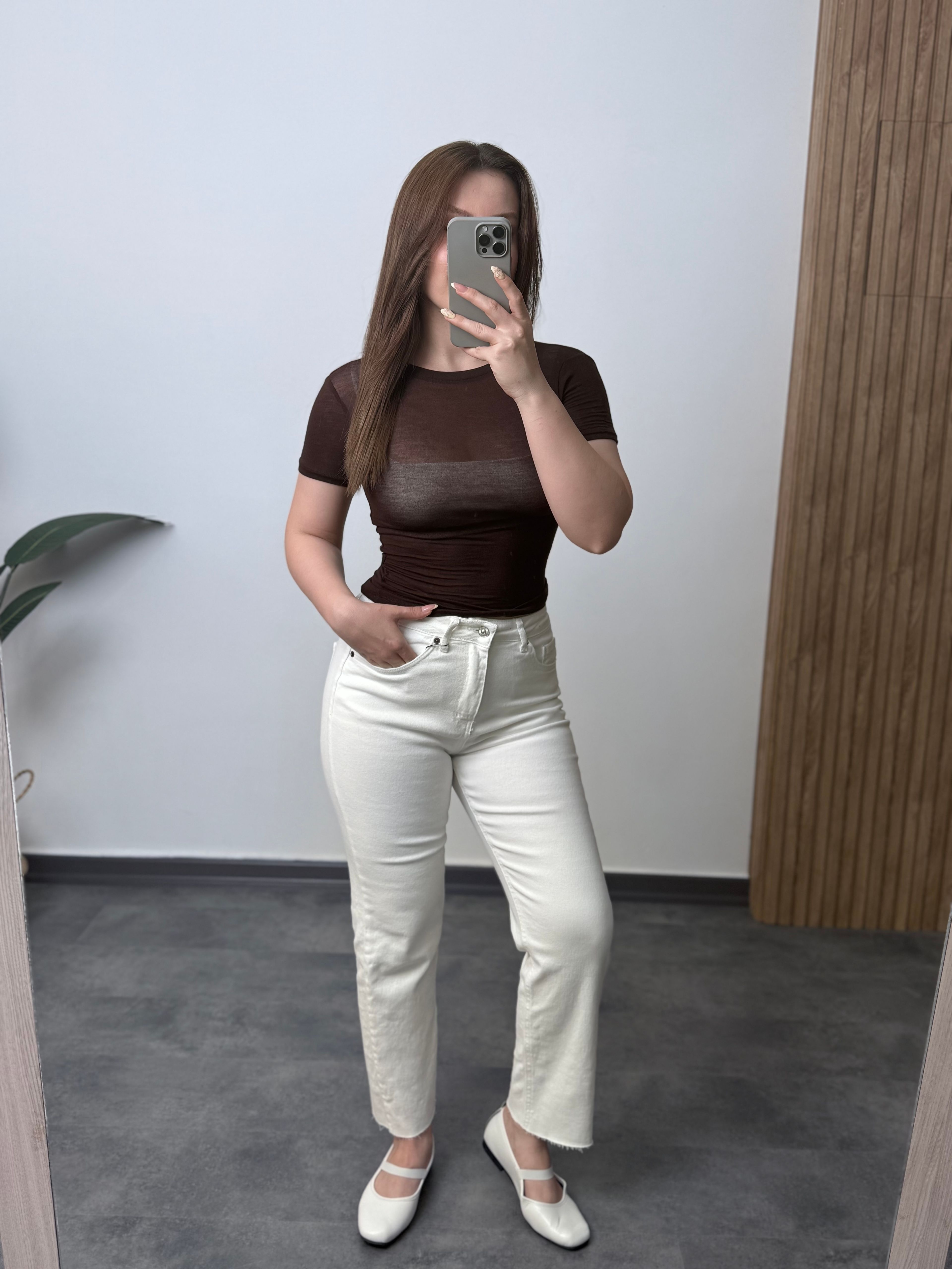OYS Kısa Kollu Yuvarlak Yaka Transparan Body