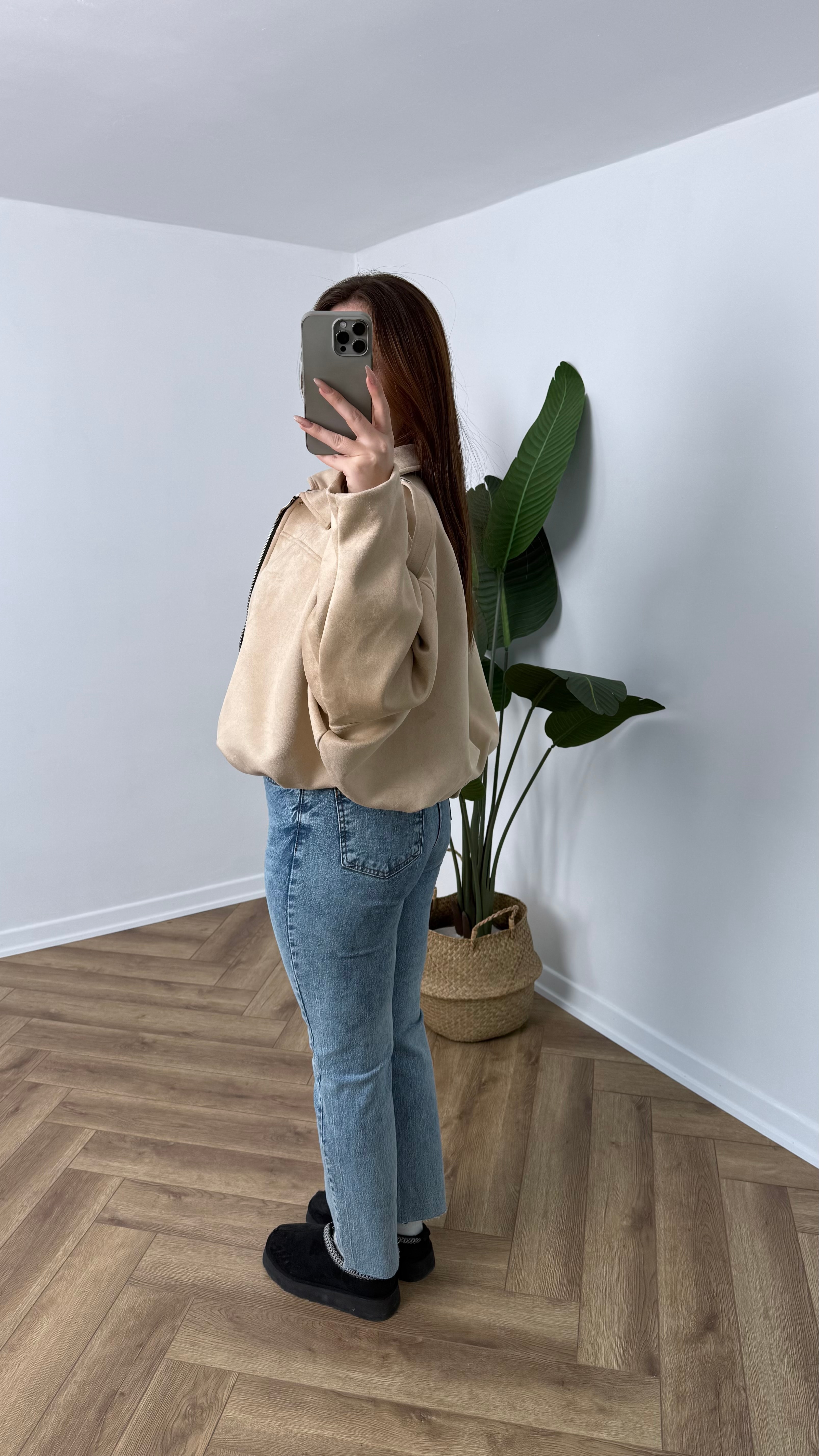 Yeni Sezon Premium Süet Astarlı Bomber Ceket