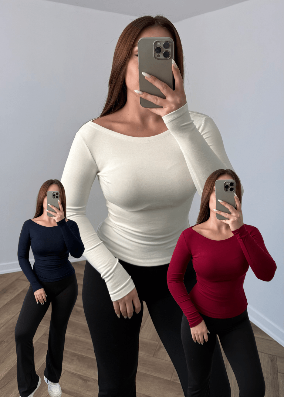 3'lü Kayık Yaka Body Seti