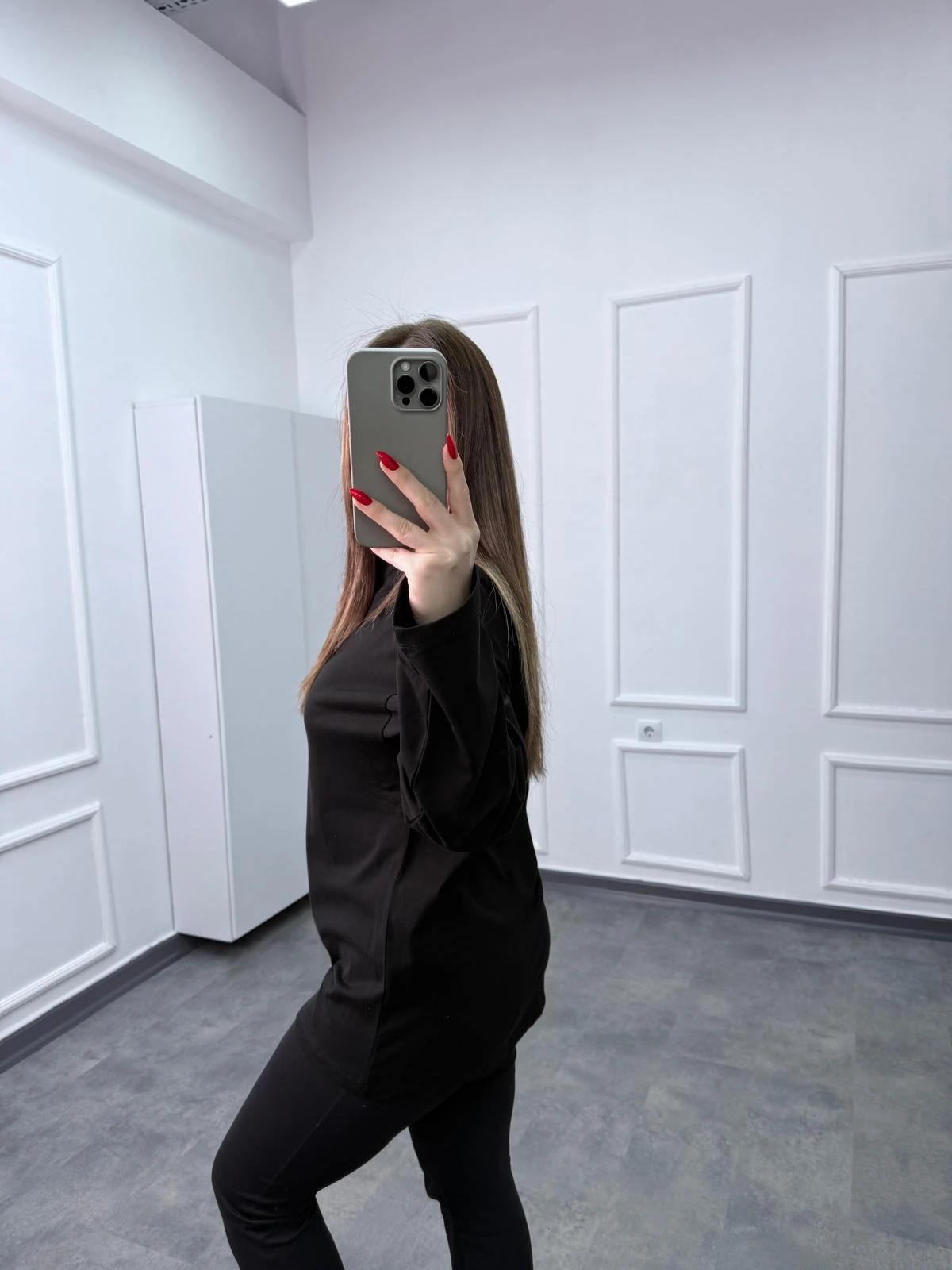 M.Dutti Oversize Pamuk Uzun Kollu Bluz