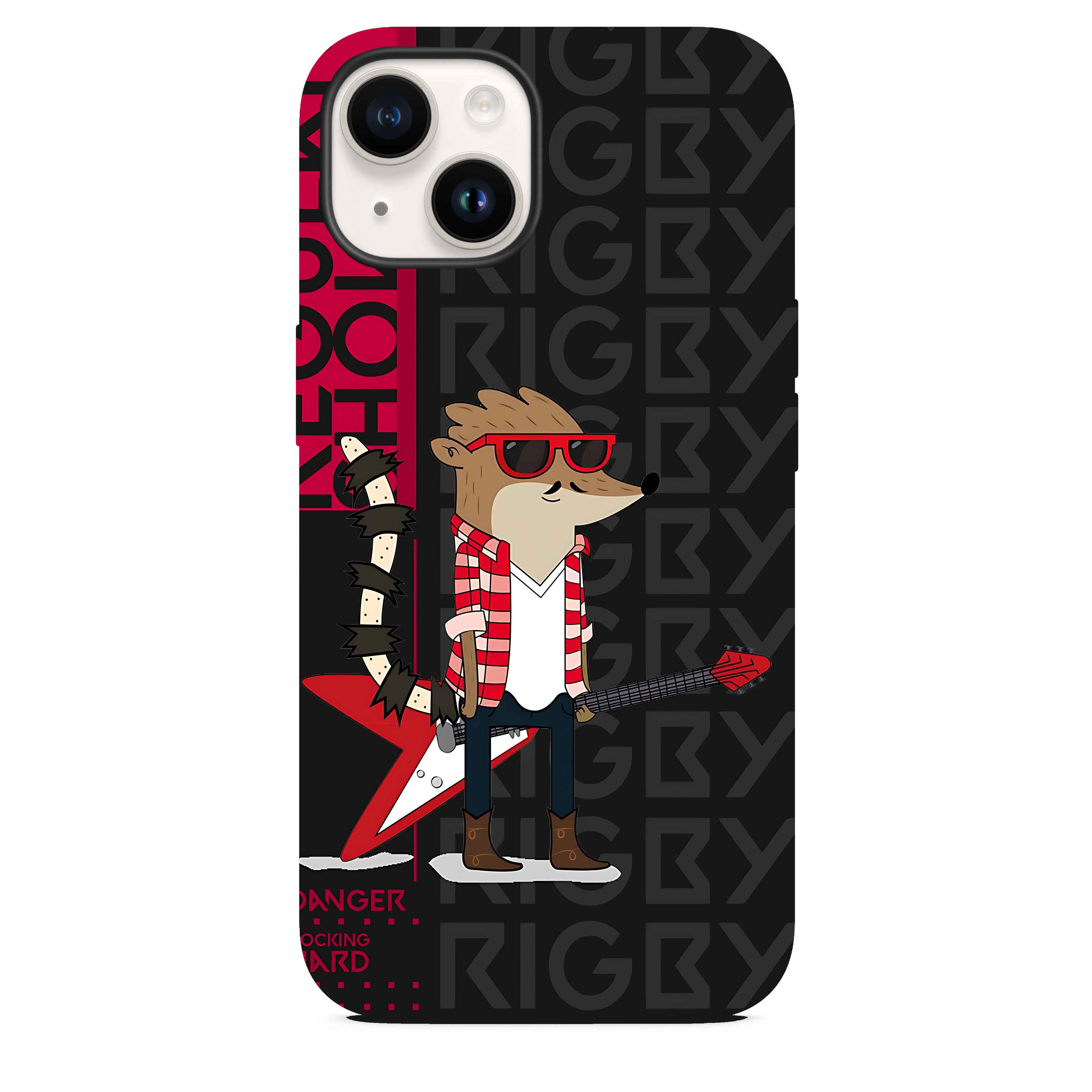 Rock Yıldızı Rigby Telefon Kılıfı