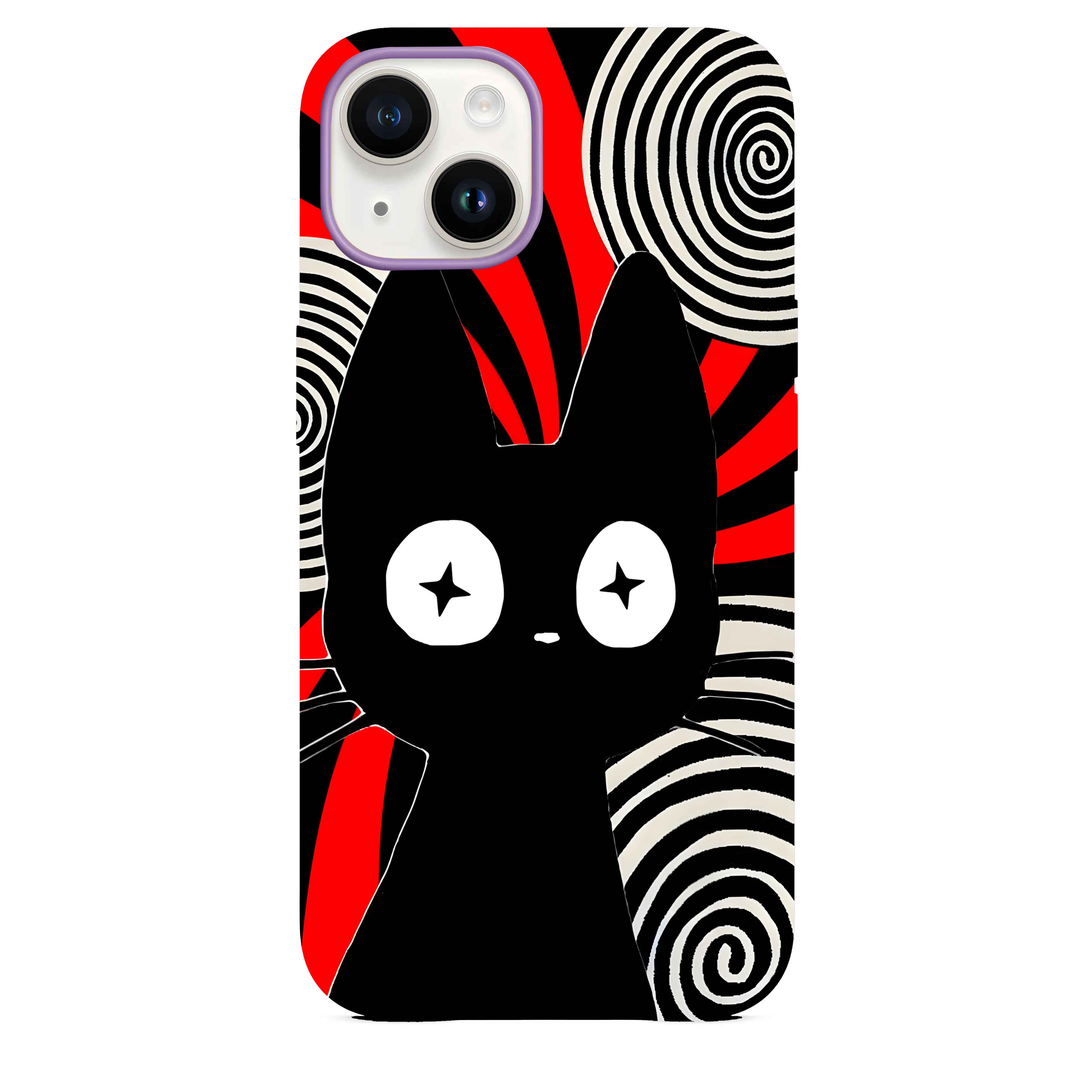 Hipnotik Kedi Evreni Telefon Kılıfı