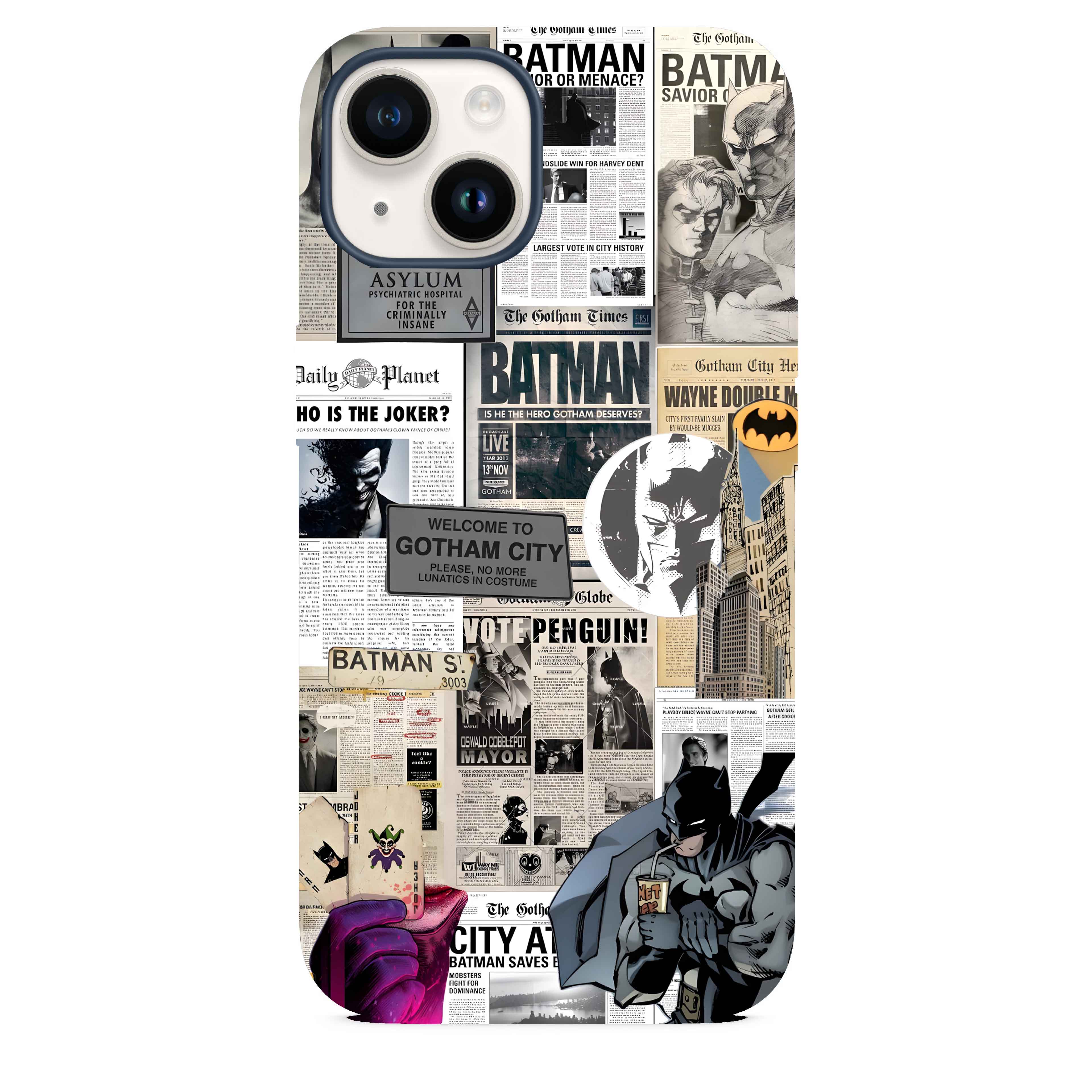 Batman Kolaj Telefon Kılıfı
