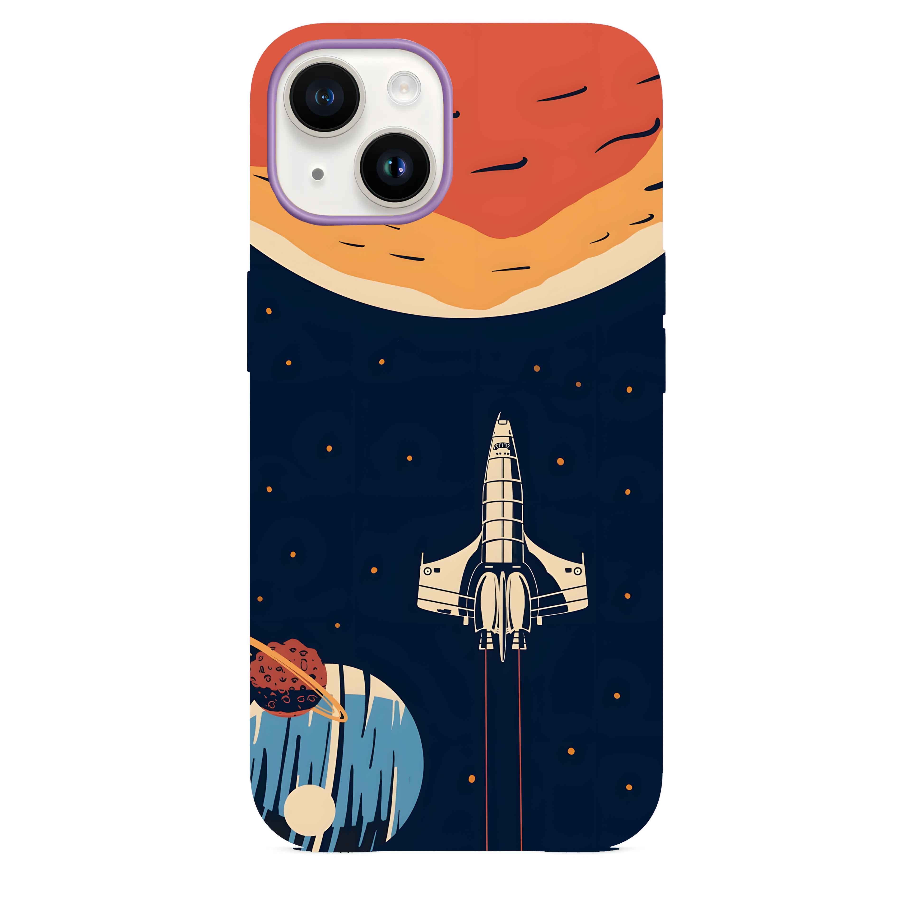 Retro Space Telefon Kılıfı