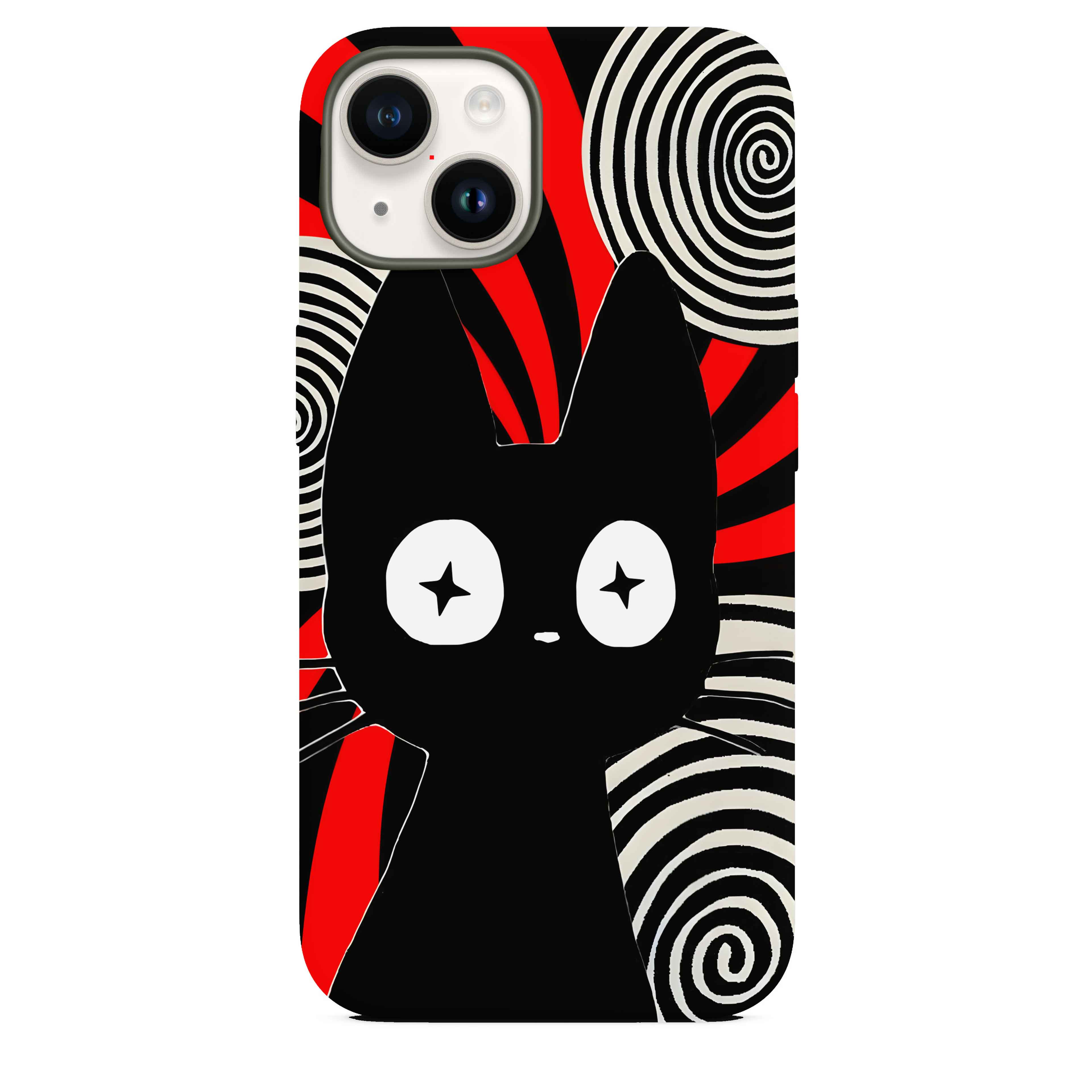 Hipnotik Kedi Evreni Telefon Kılıfı