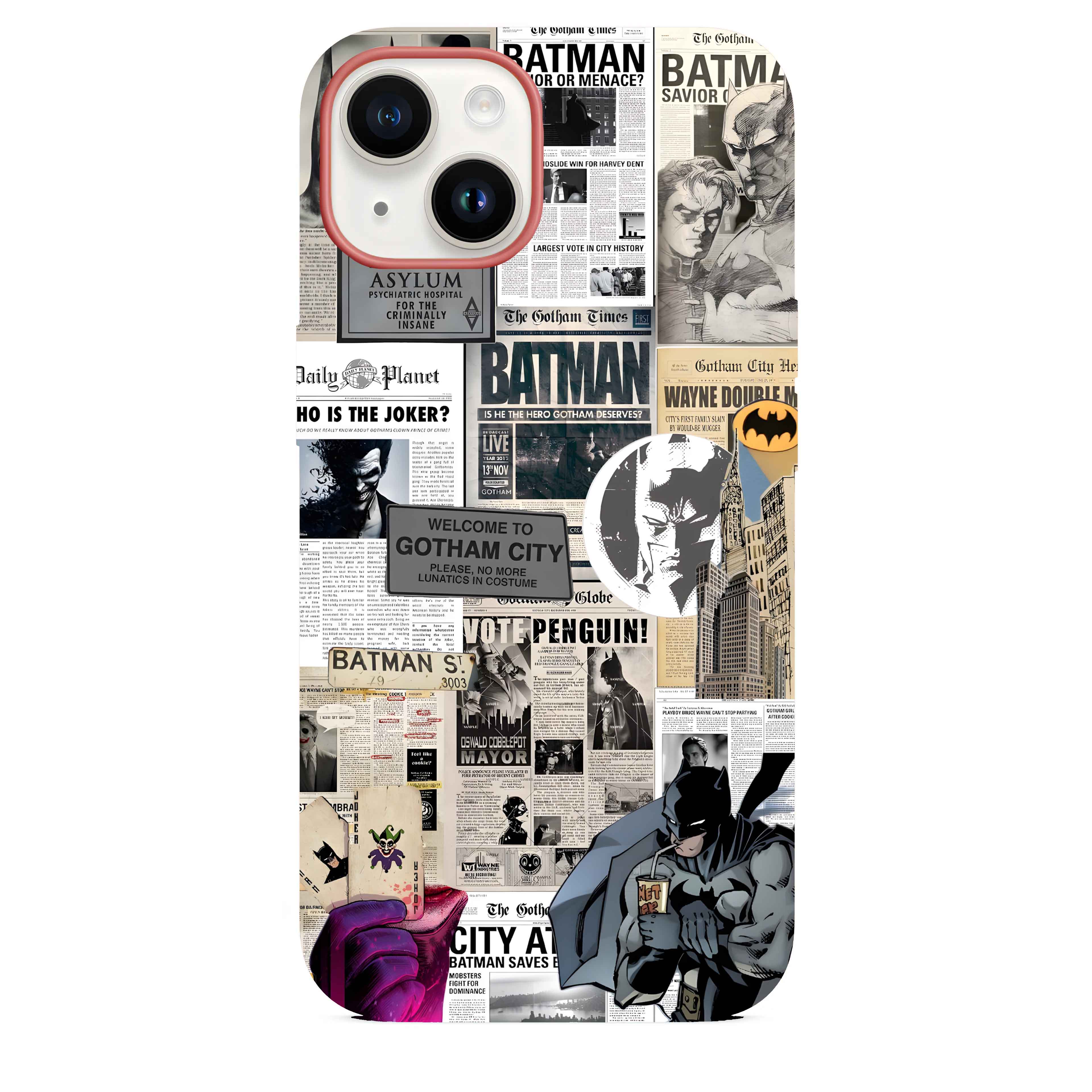 Batman Kolaj Telefon Kılıfı