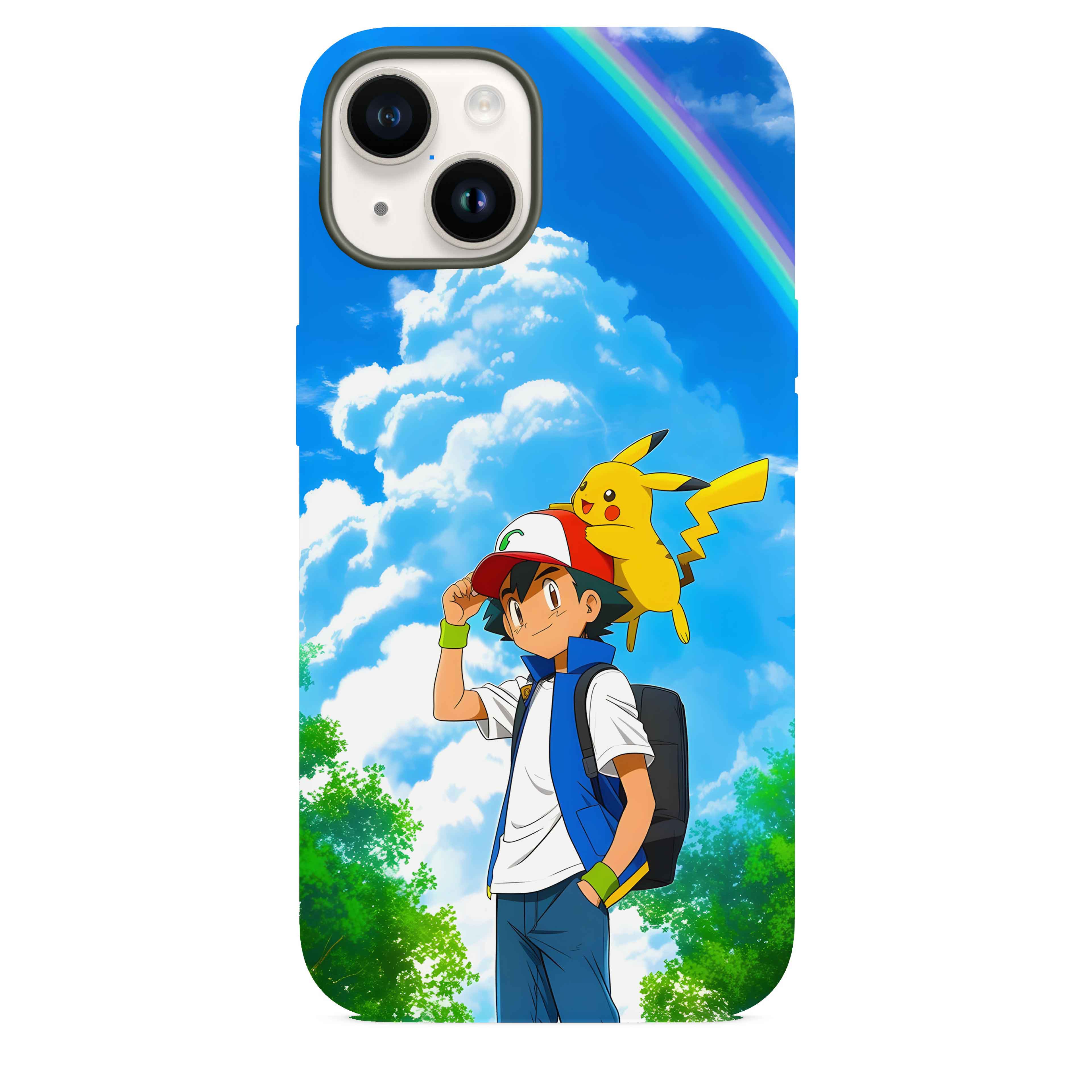 Ash ve Pikachu Telefon Kılıfı