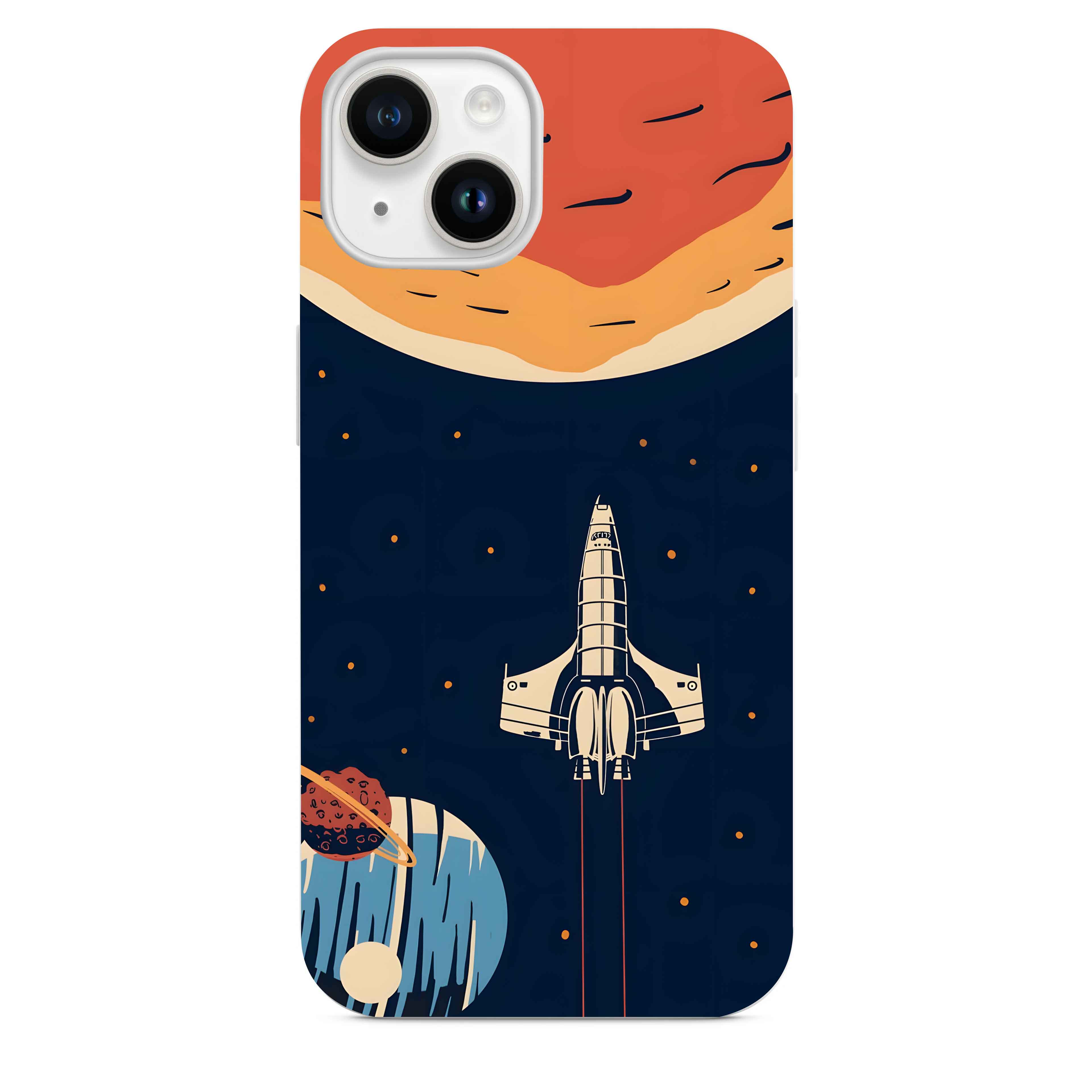 Retro Space Telefon Kılıfı