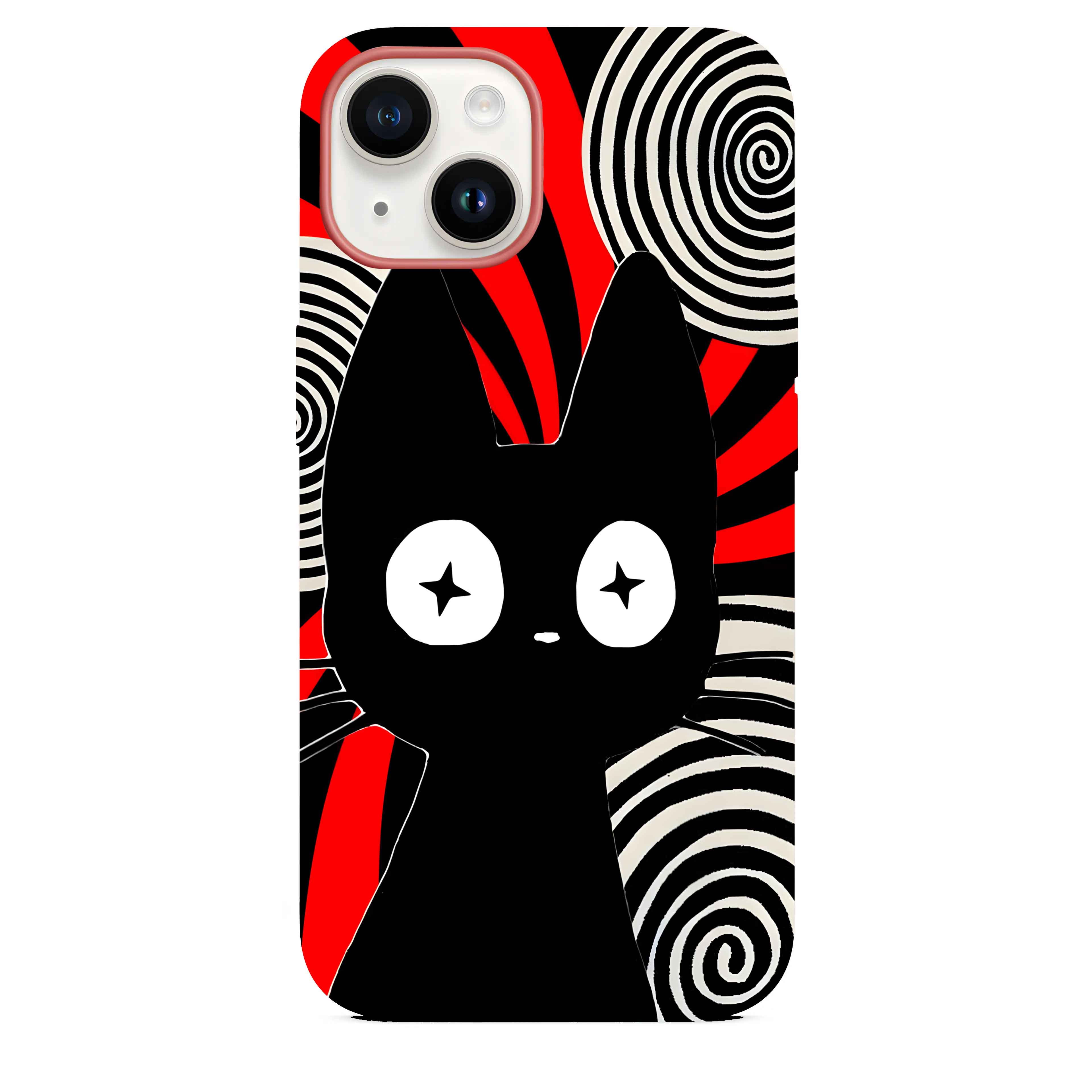 Hipnotik Kedi Evreni Telefon Kılıfı