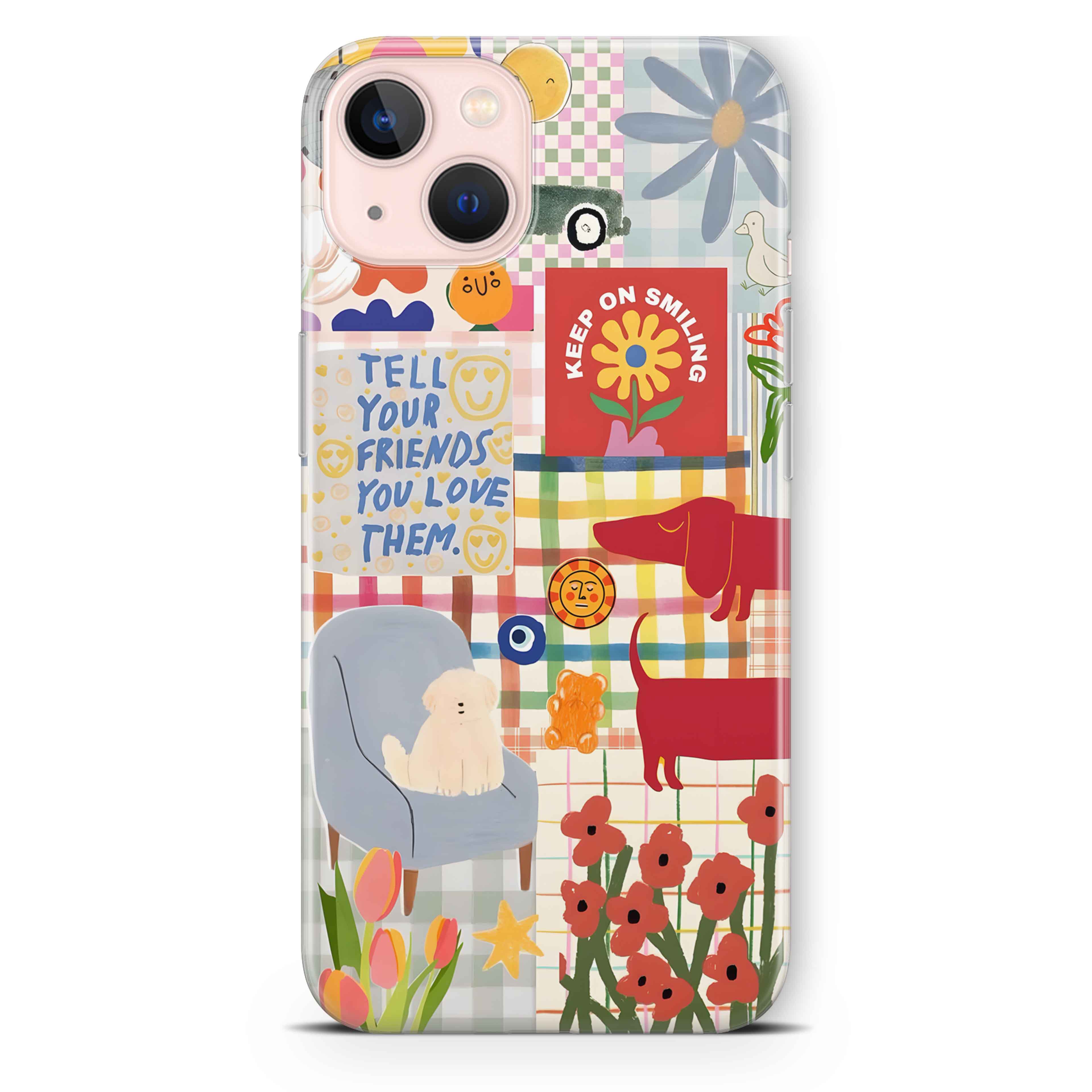 Gülümse ve Sev Telefon Kılıfı