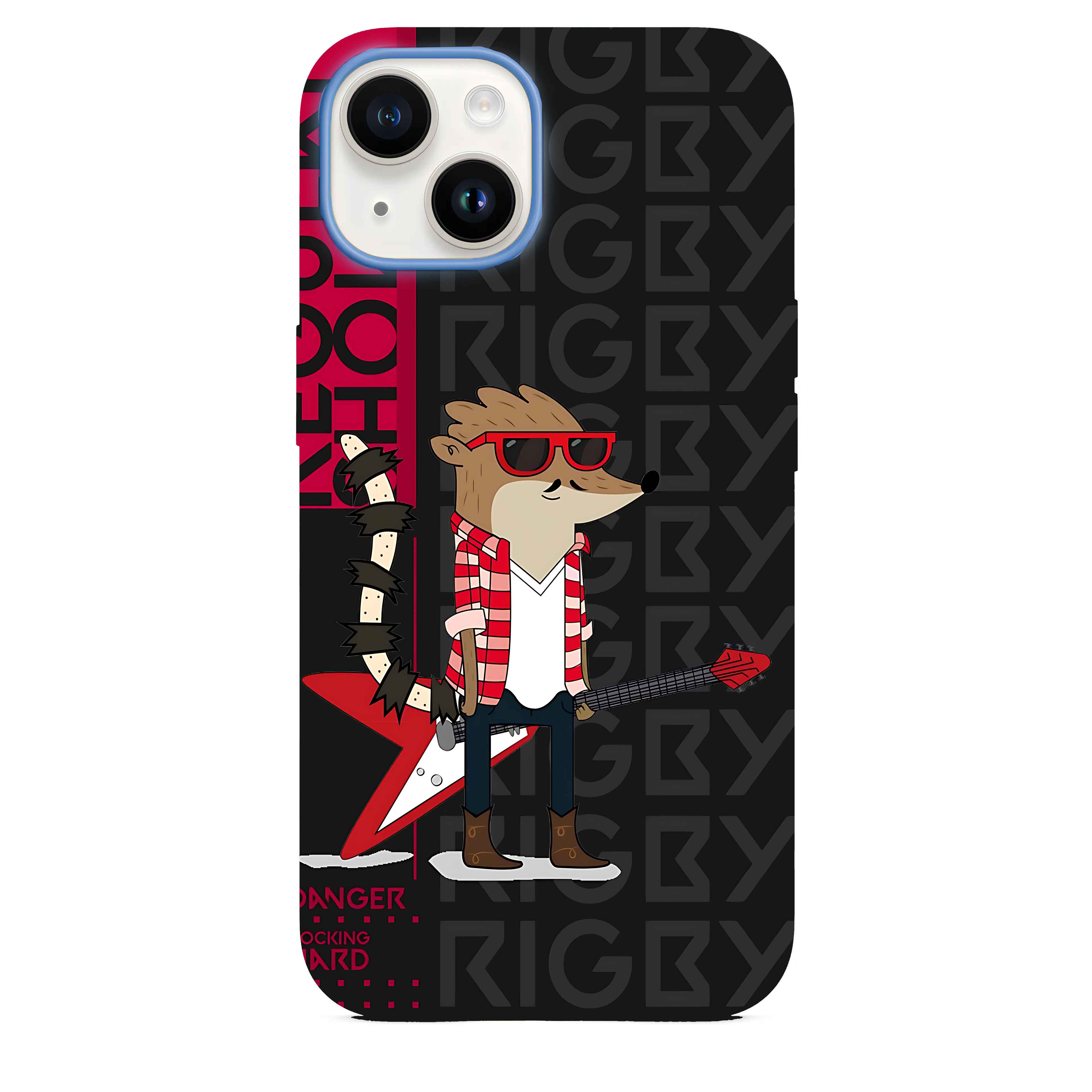 Rock Yıldızı Rigby Telefon Kılıfı
