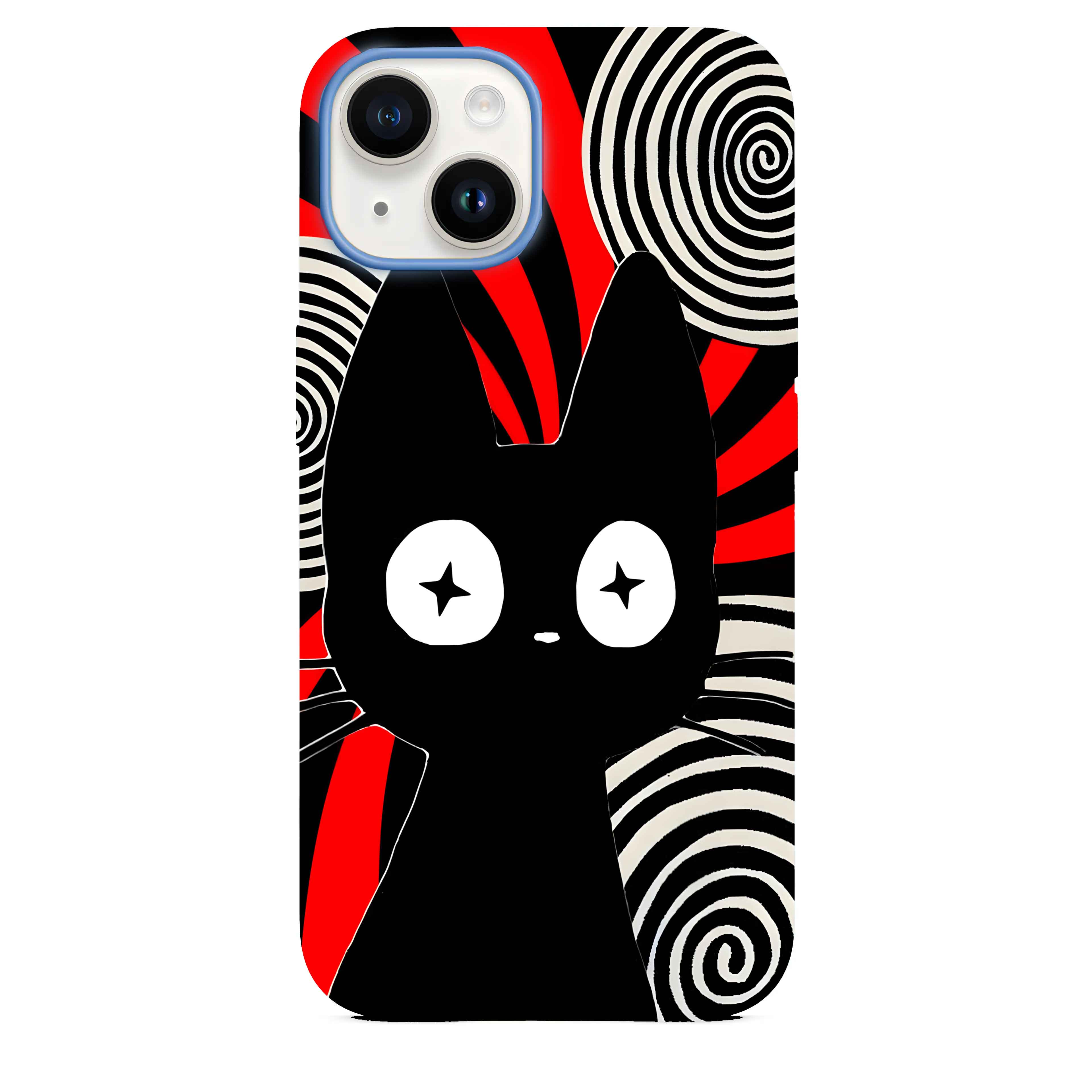 Hipnotik Kedi Evreni Telefon Kılıfı