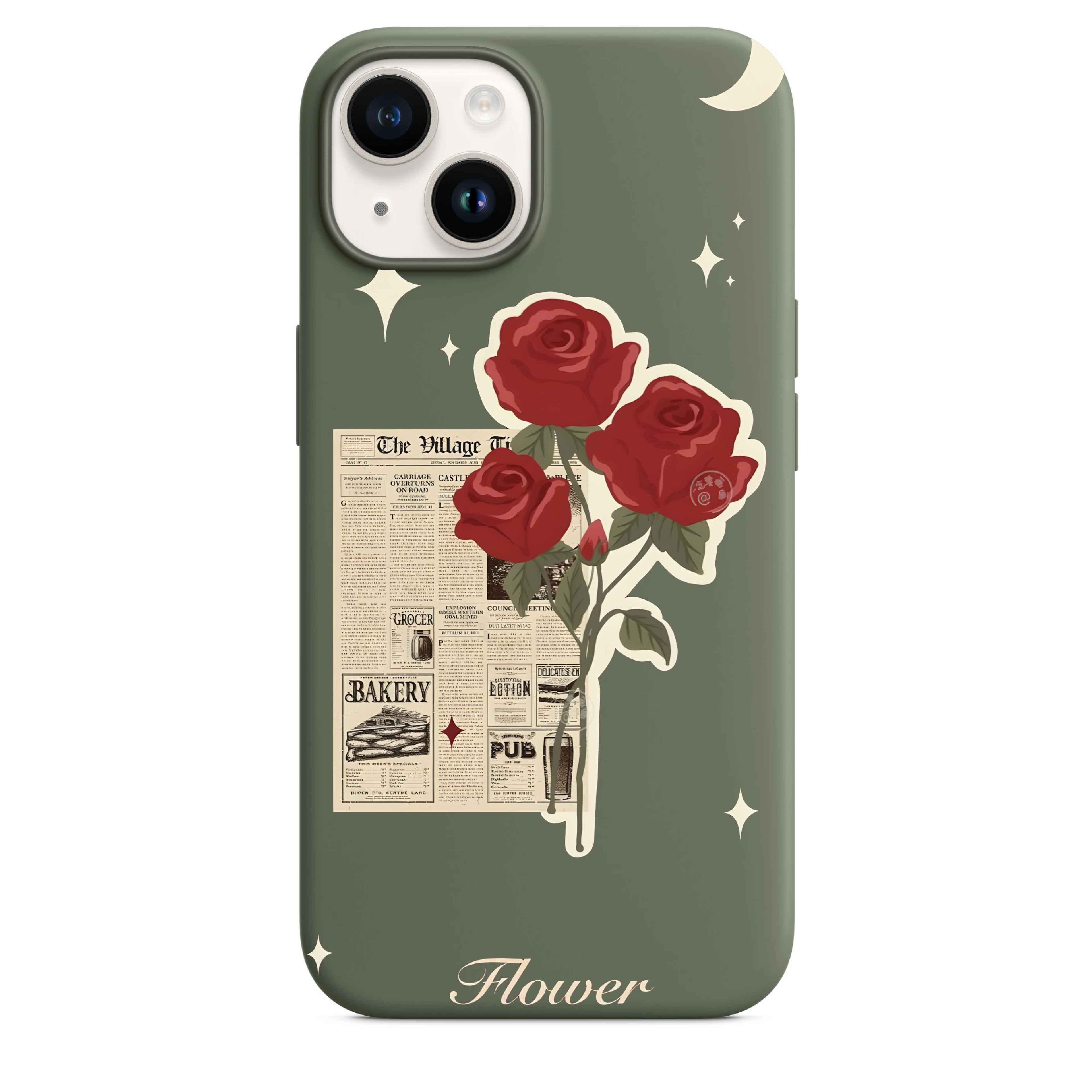Kırmızı Gül Telefon Kılıfı