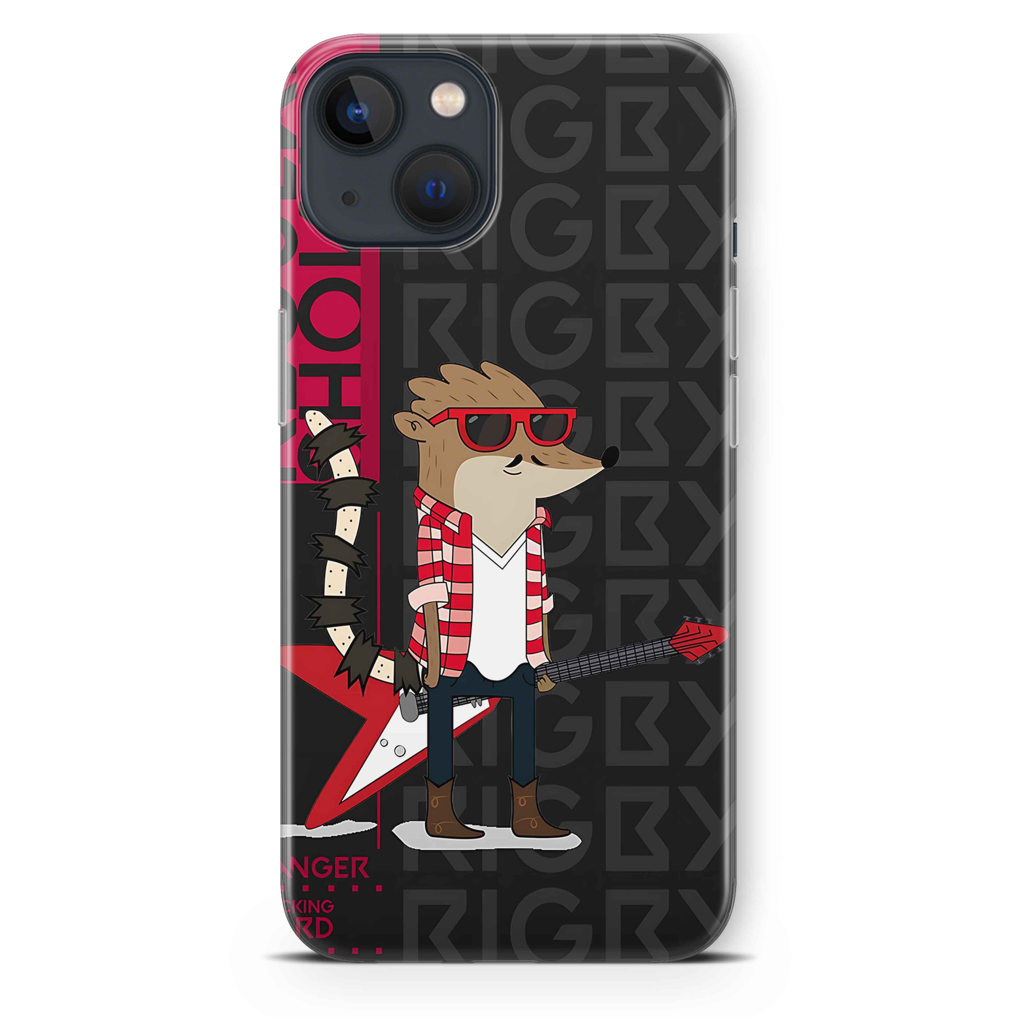 Rock Yıldızı Rigby Telefon Kılıfı