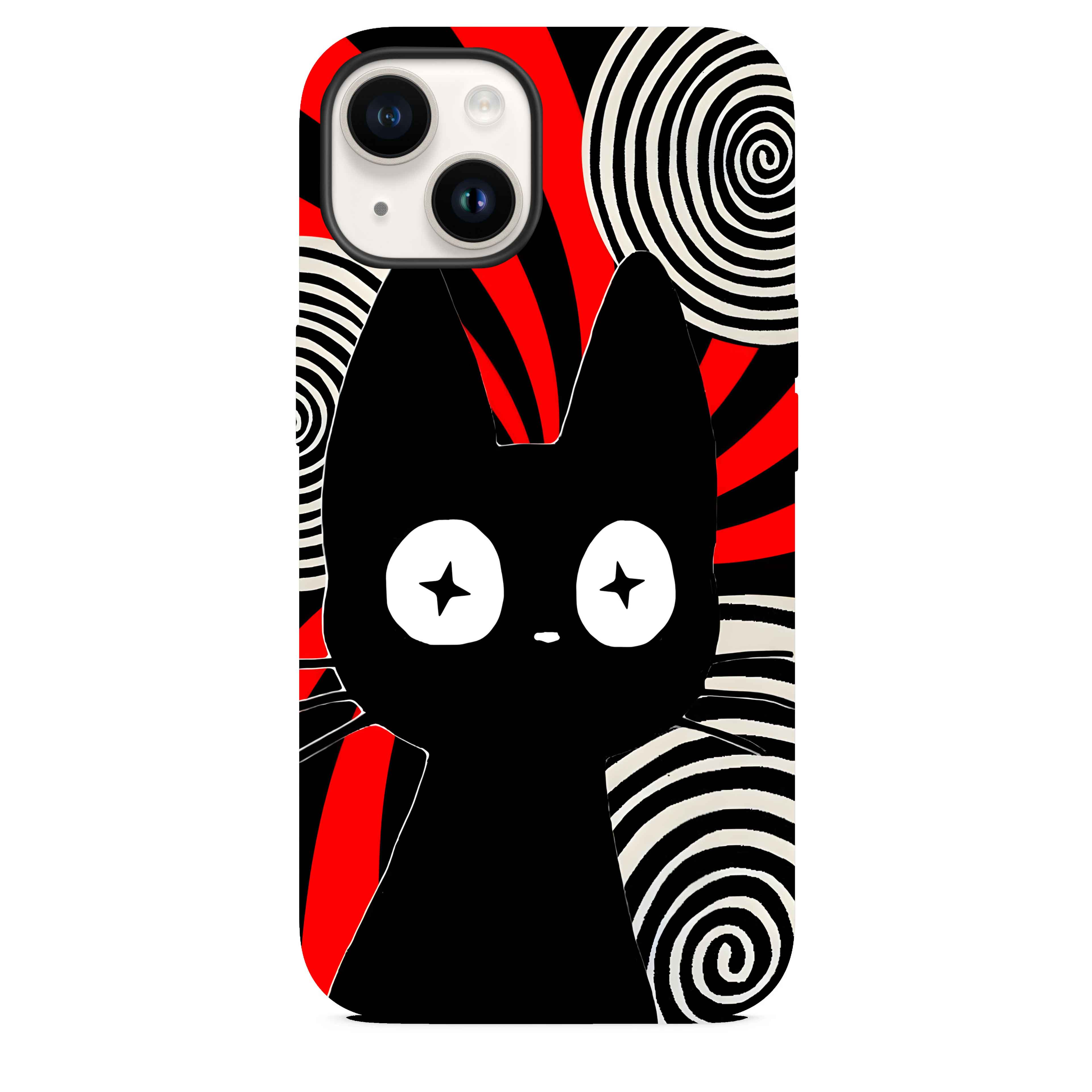 Hipnotik Kedi Evreni Telefon Kılıfı
