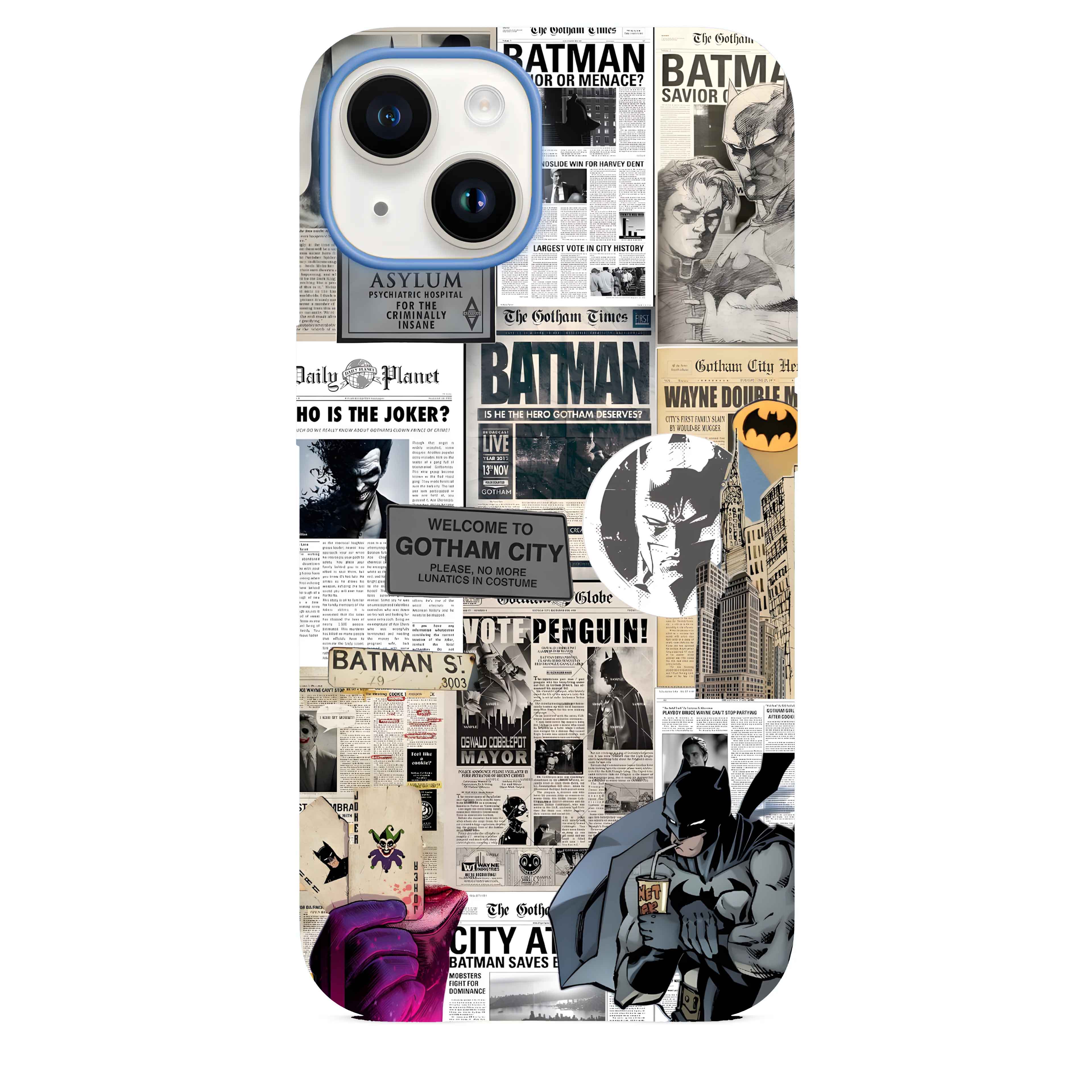 Batman Kolaj Telefon Kılıfı