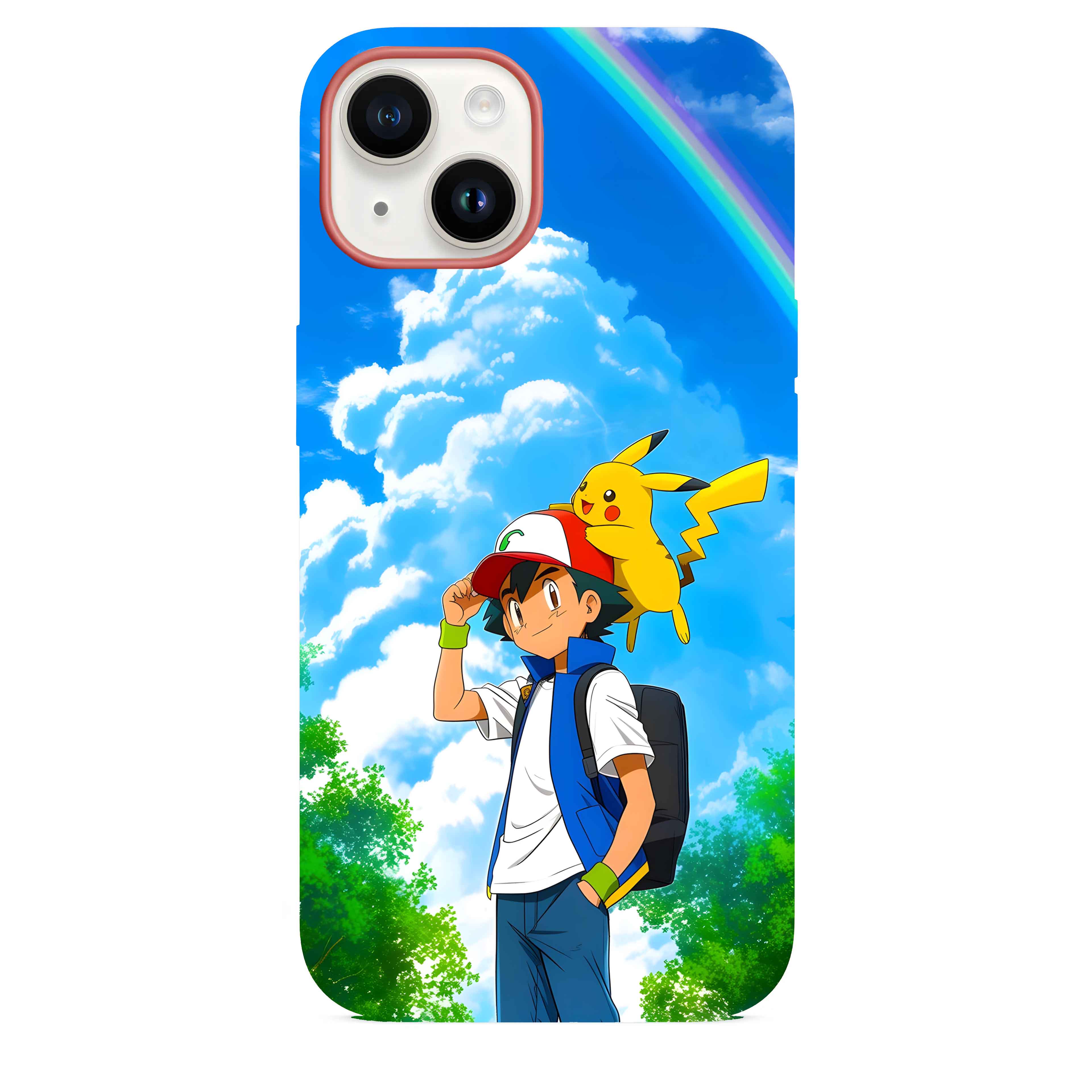 Ash ve Pikachu Telefon Kılıfı