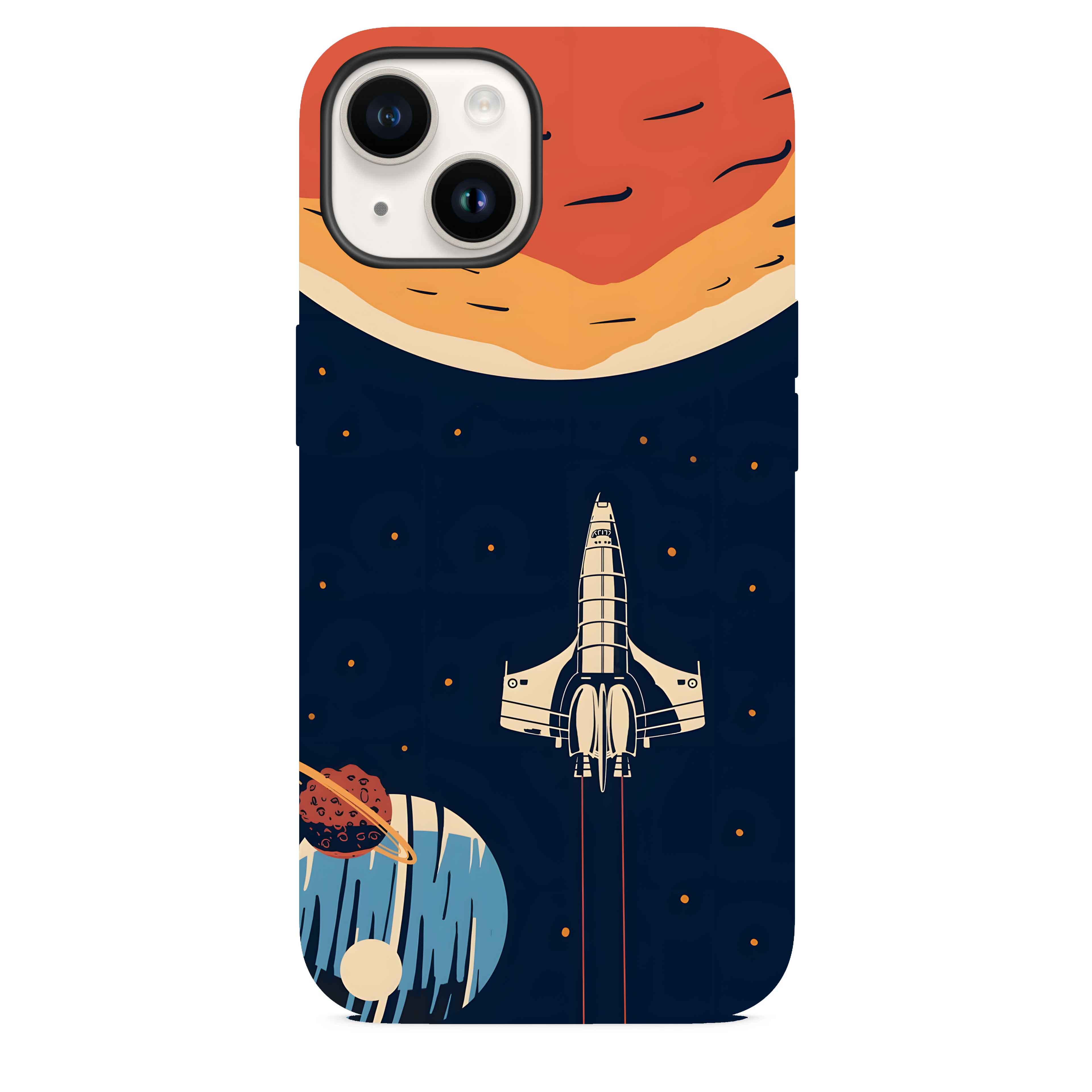 Retro Space Telefon Kılıfı