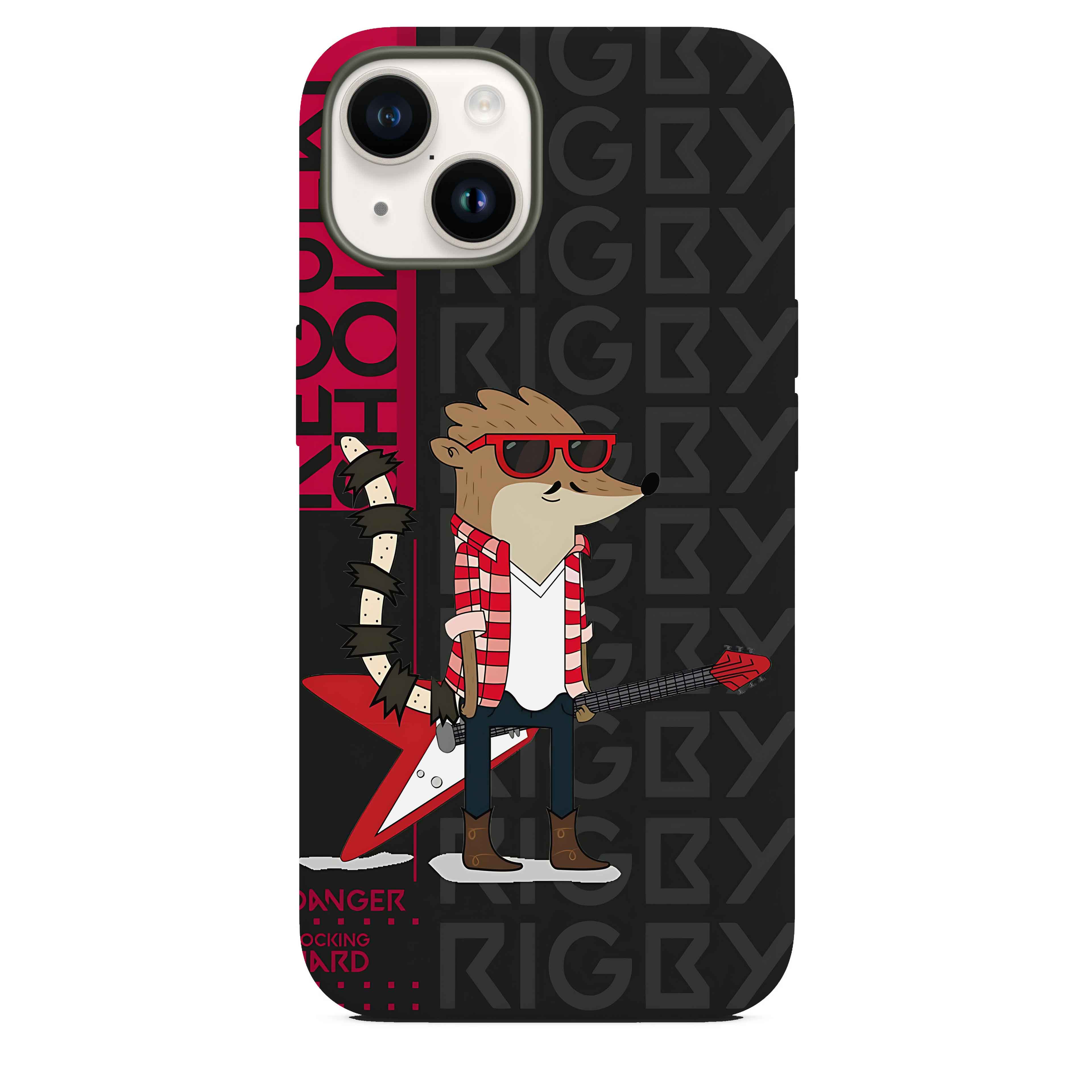 Rock Yıldızı Rigby Telefon Kılıfı