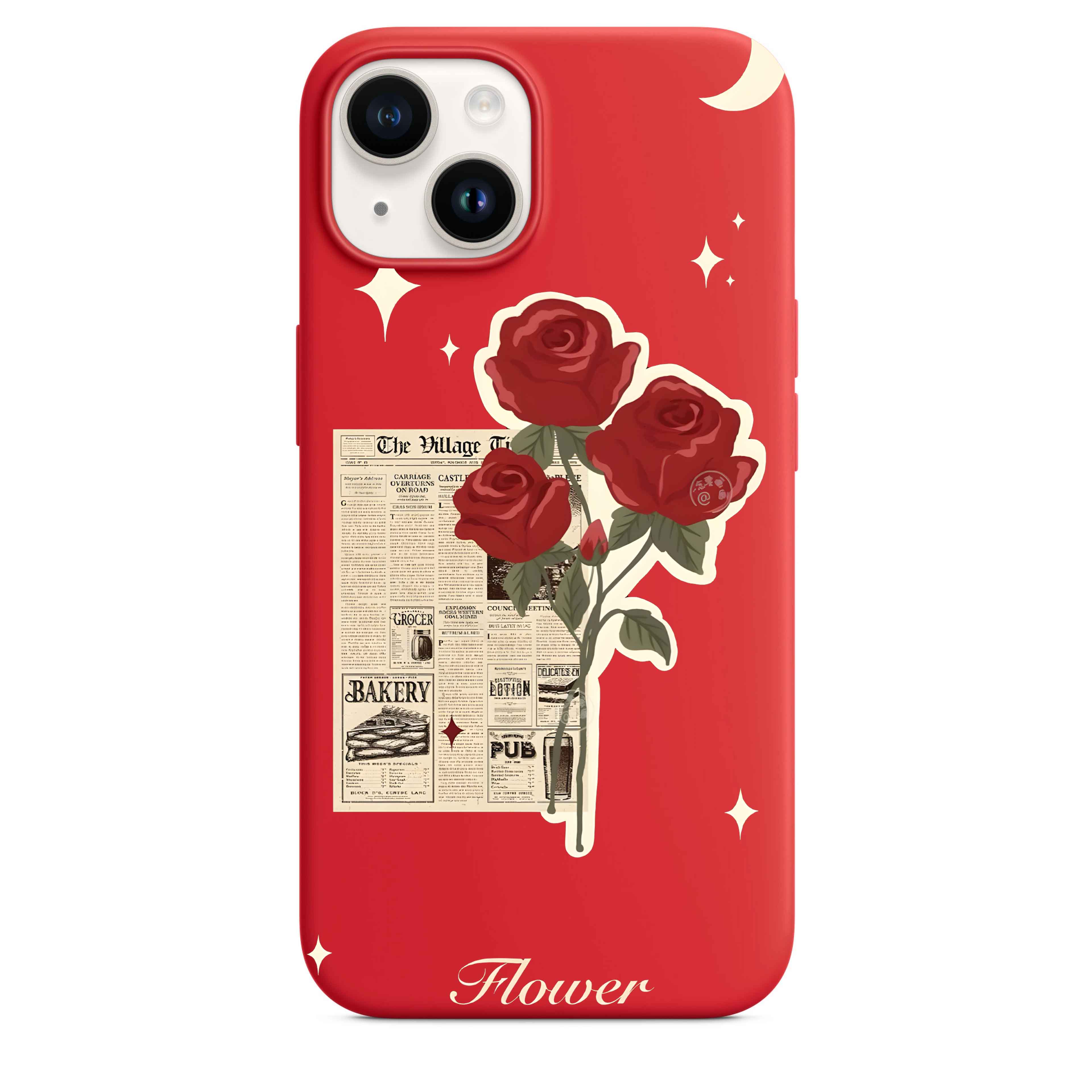 Kırmızı Gül Telefon Kılıfı
