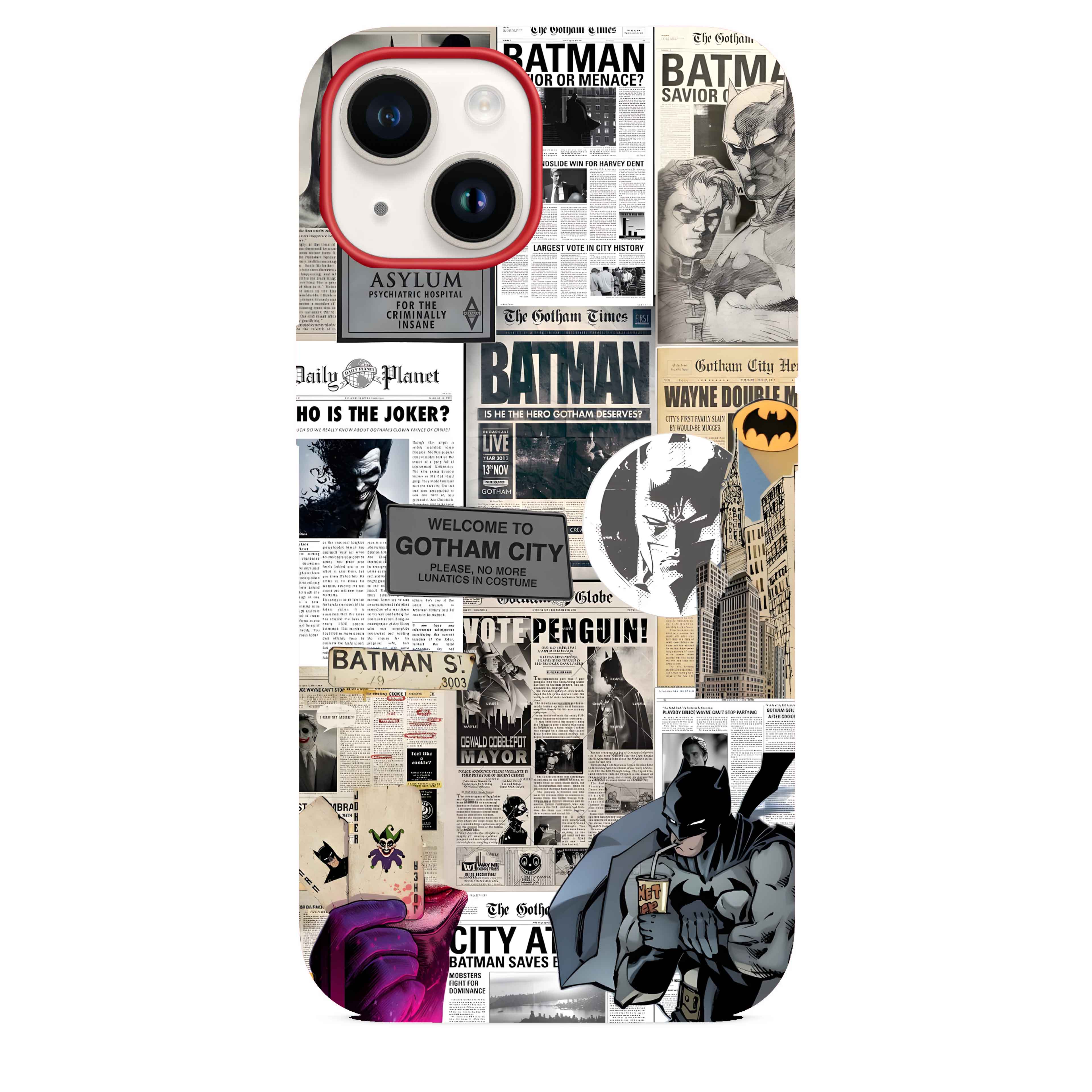Batman Kolaj Telefon Kılıfı