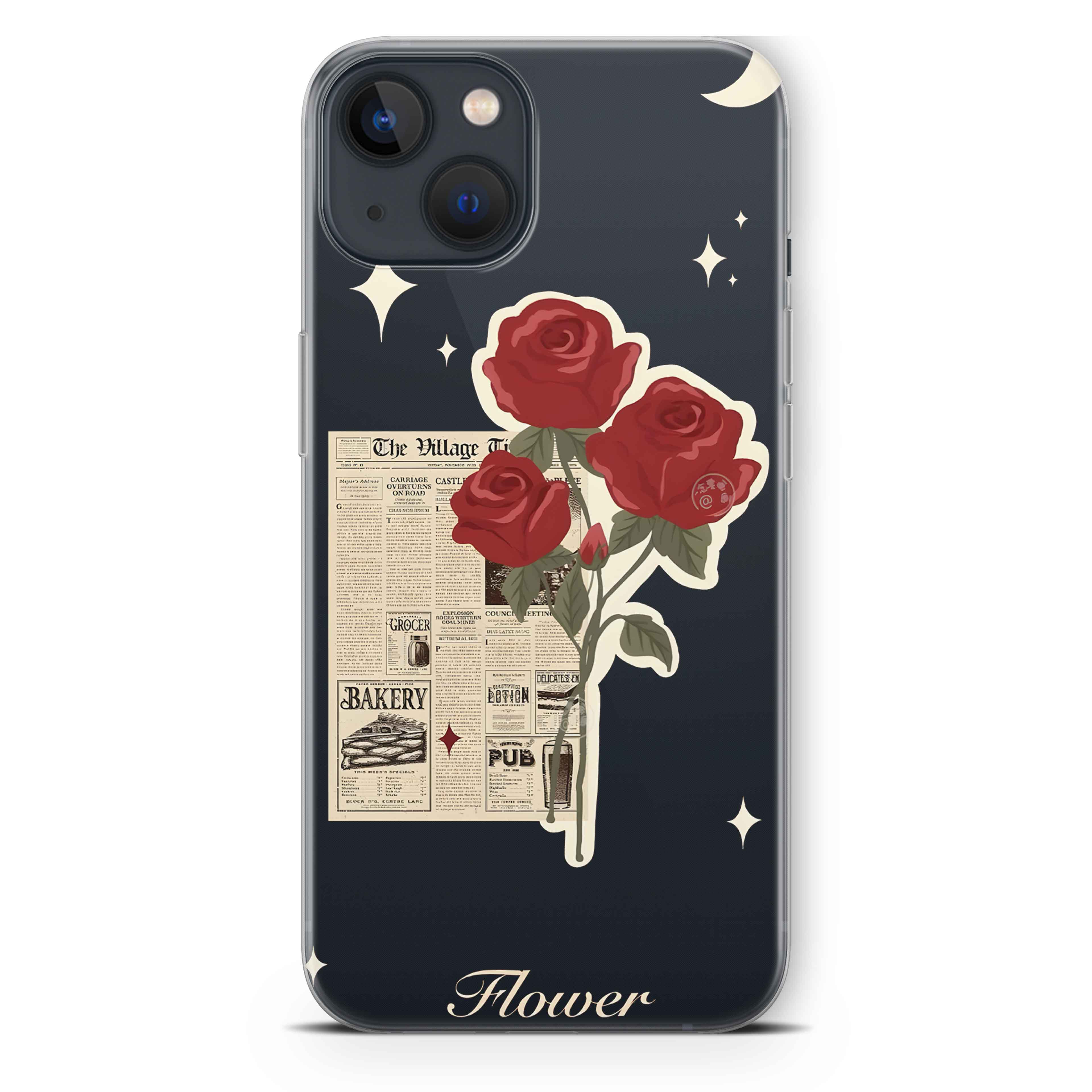 Kırmızı Gül Telefon Kılıfı