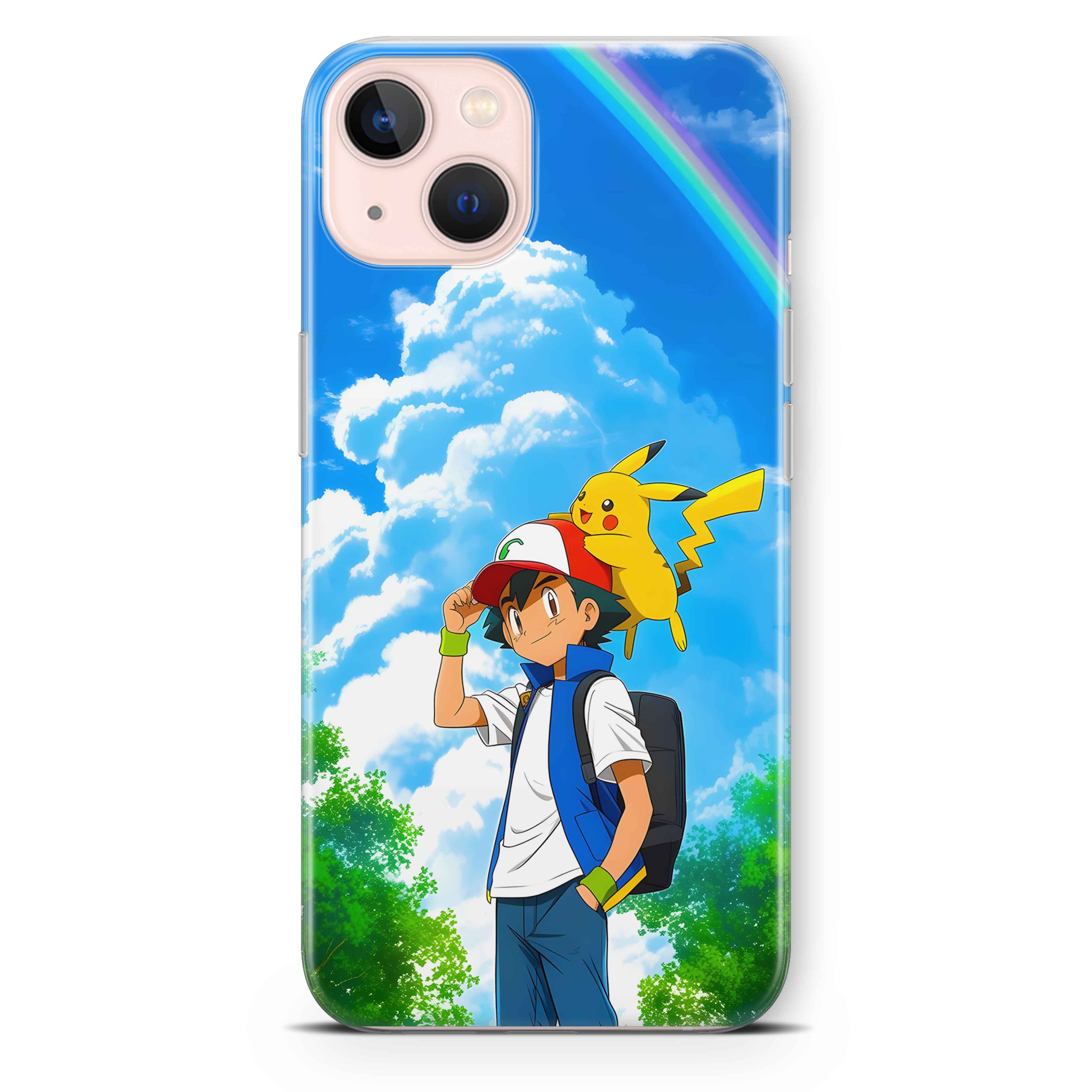 Ash ve Pikachu Telefon Kılıfı