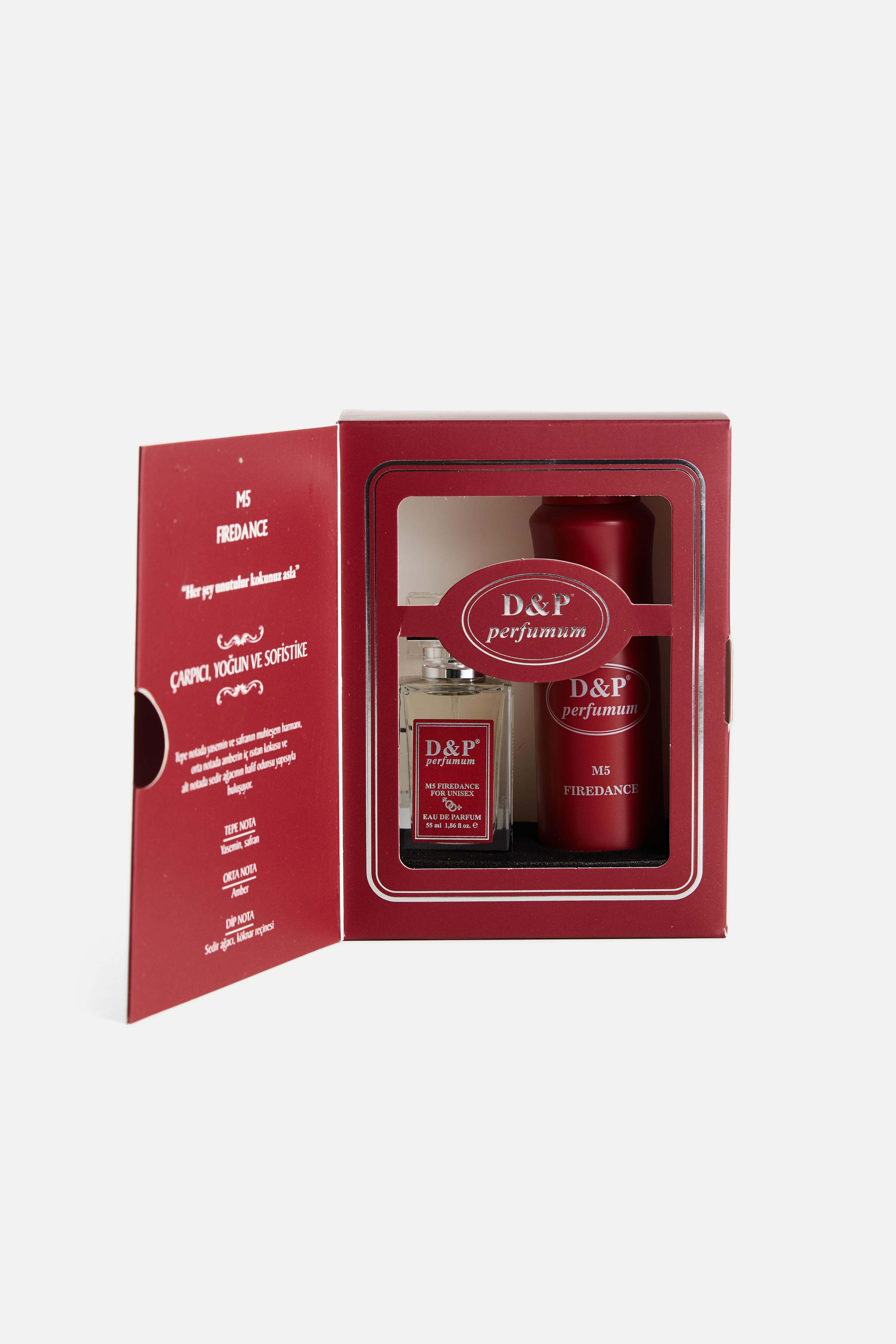 Niche Serisi U-M5 Firedance Unisex Set 55ml Parfüm + 150ml Deodorant