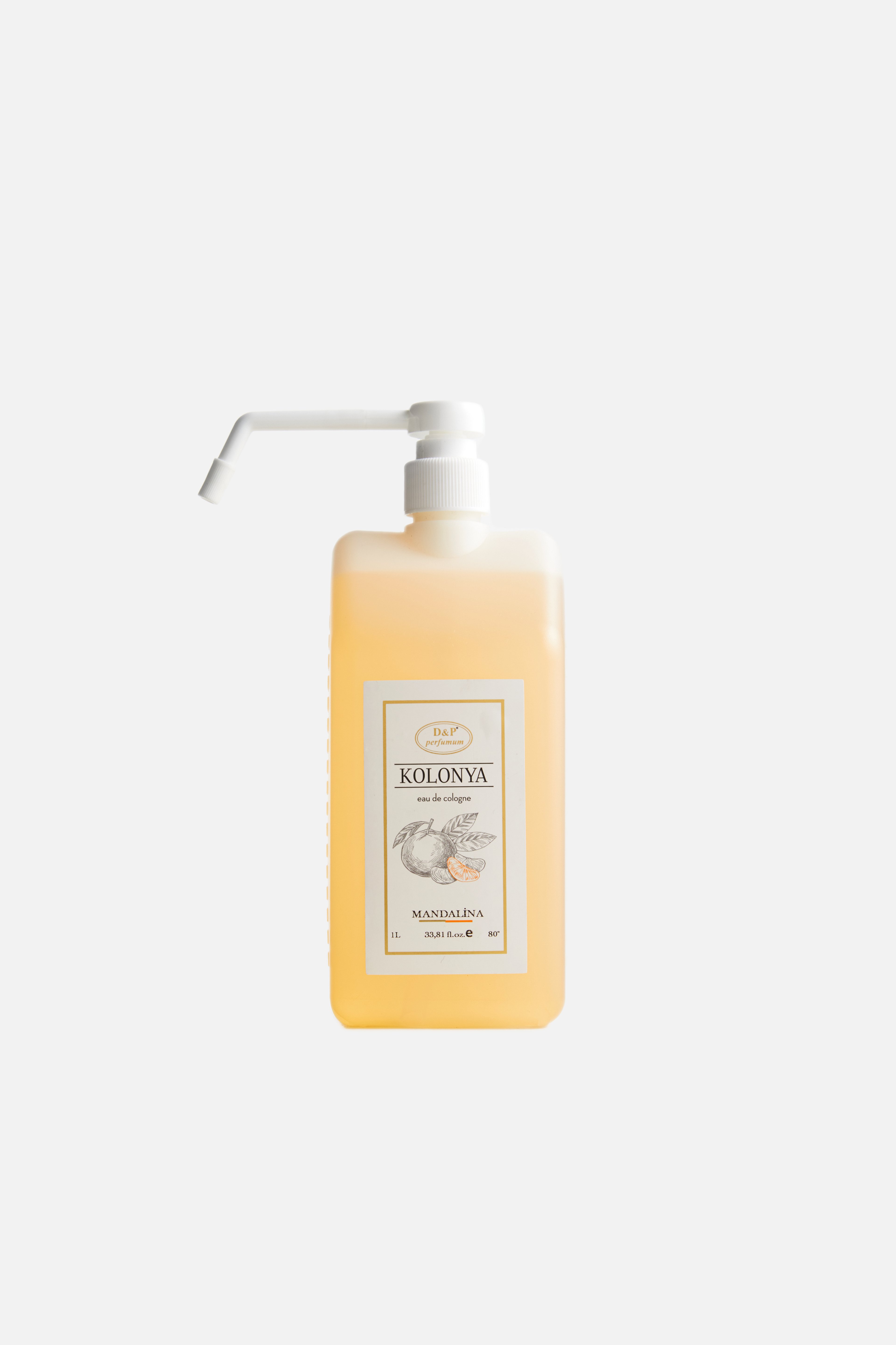 D&P Kolonya Mandalina Pompalı 1000 ML