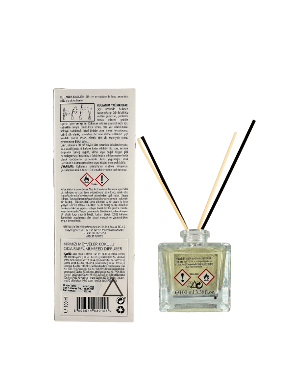 Kırmızı Meyveler Bambu Koku 100ml