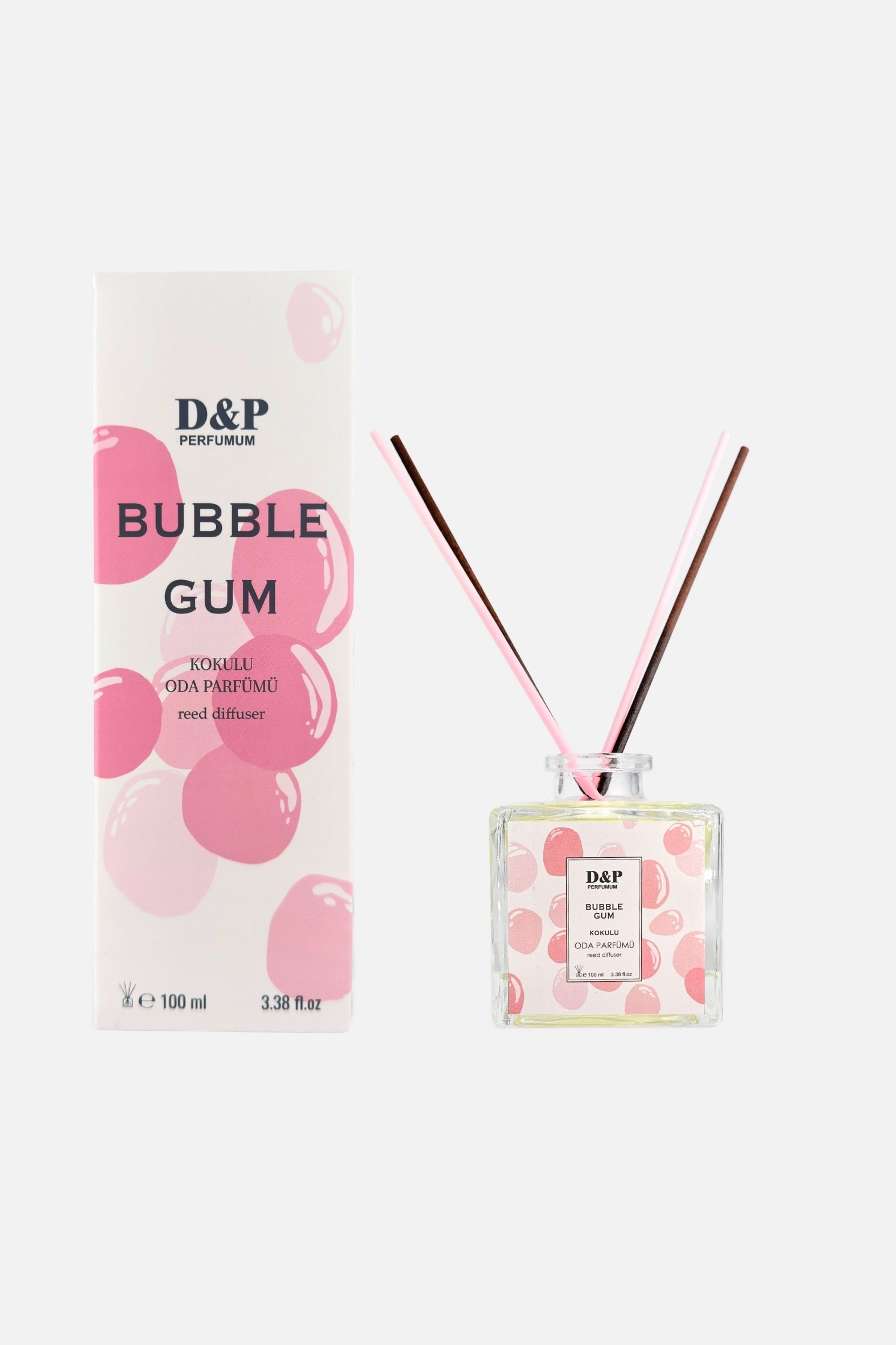 Bubble Gum Kokulu Bambu Oda Parfümü 100ml