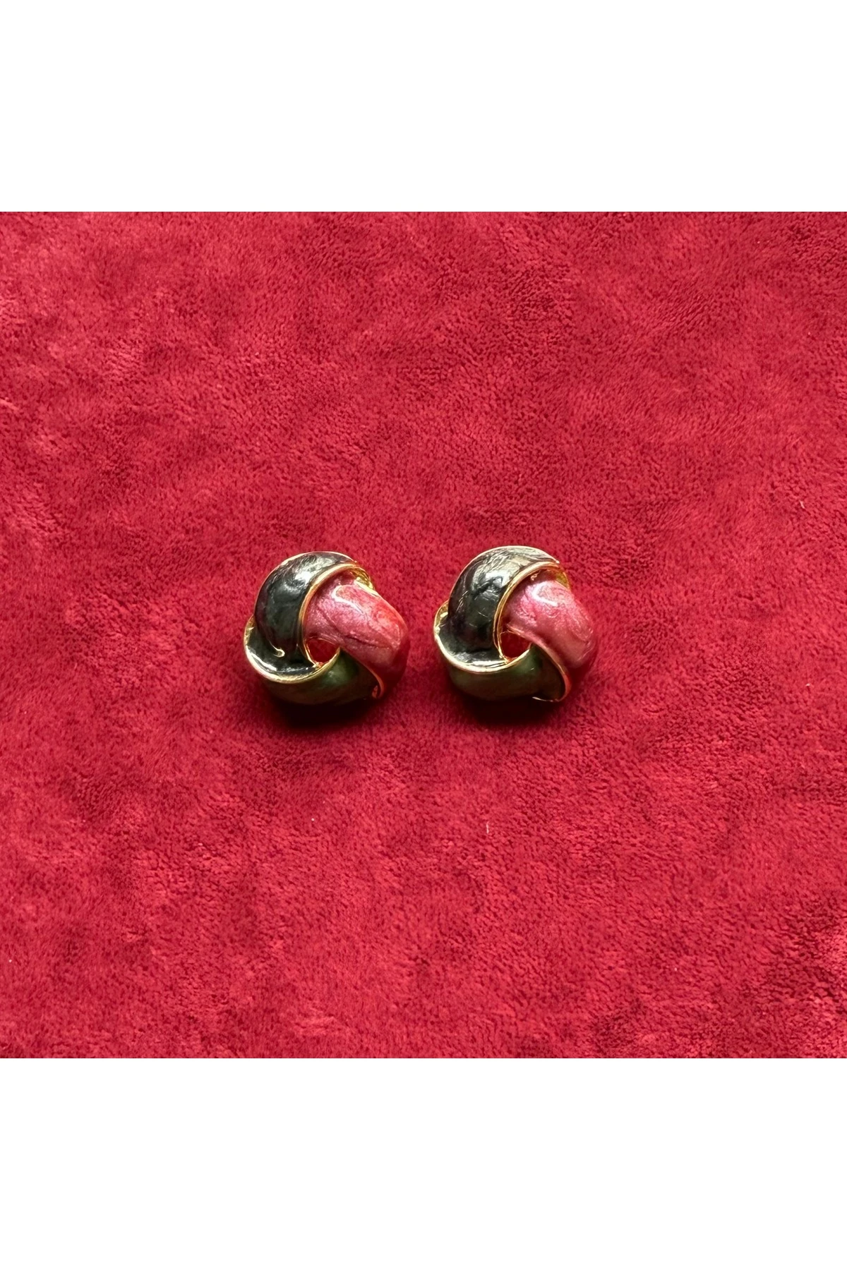 Renkli Özel Tasarım Çelik Küpe