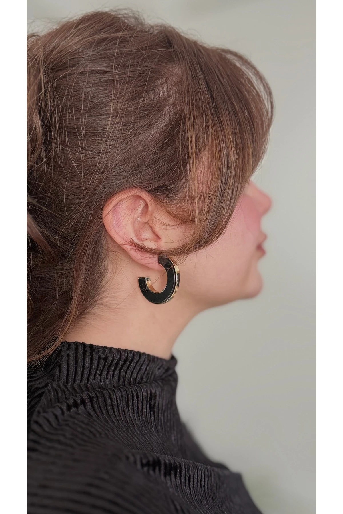 Trend Alarmı: Kalın C Halka Küpe