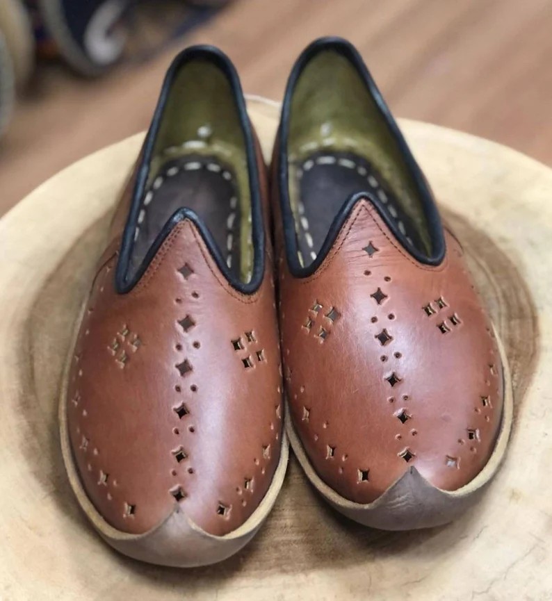 Ottoman Handmade Genuine Leather Yemeni Shoes