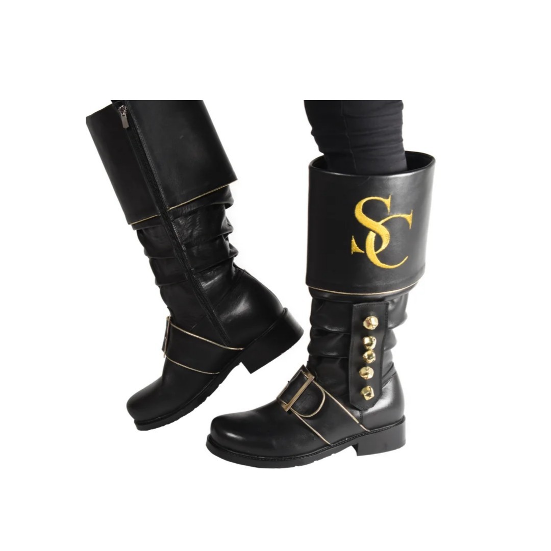 PROSANTA Shop Exclusive Handmade SC Design Skinny Cuff Santa Boot