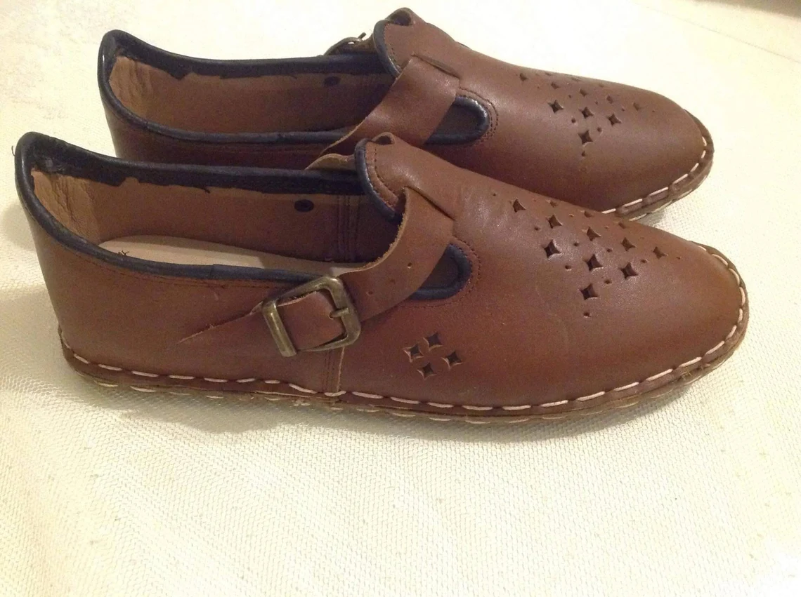 Ottoman Handmade Genuine Leather Sandals