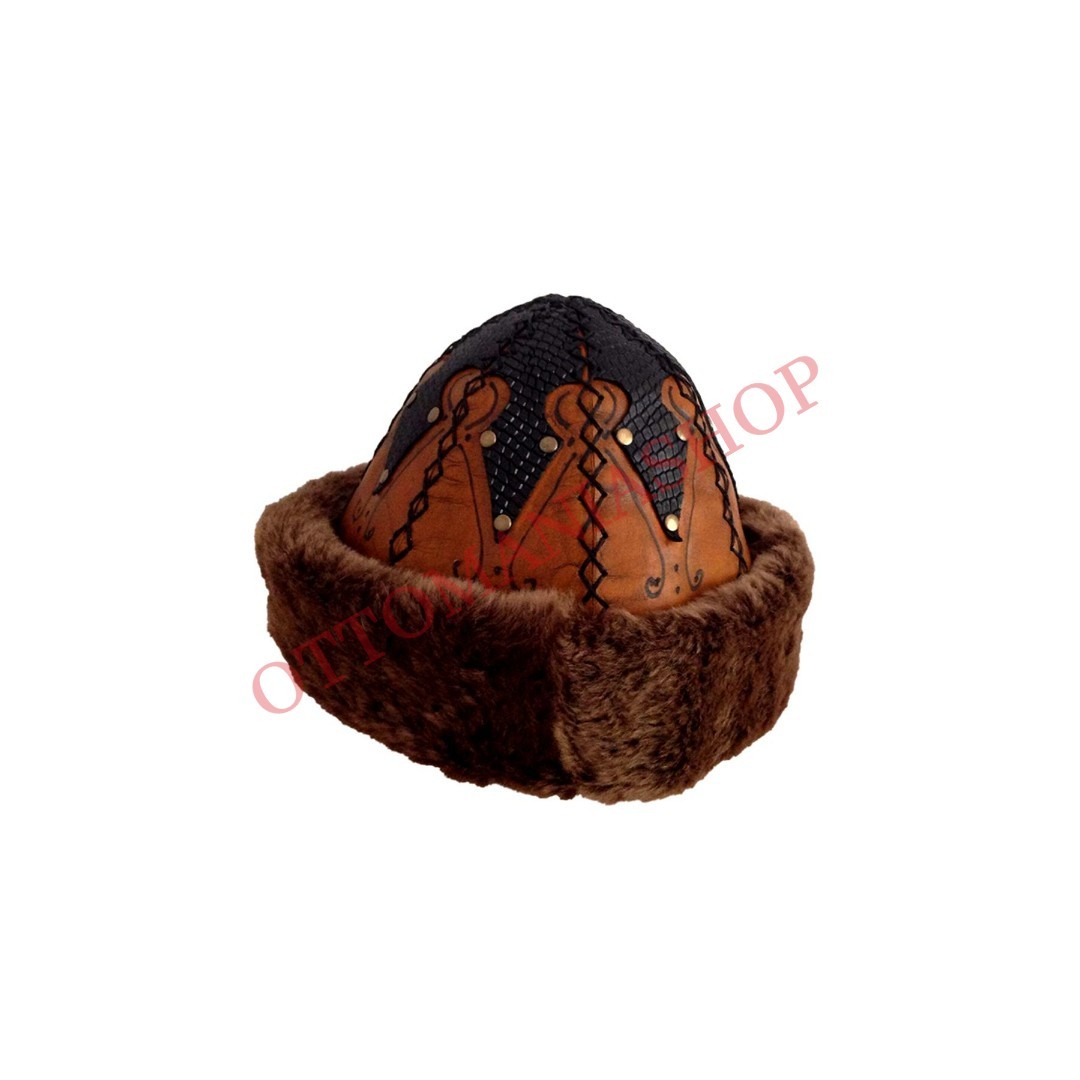 Handmade Genuine Leather Ertugrul Ressurection Hat