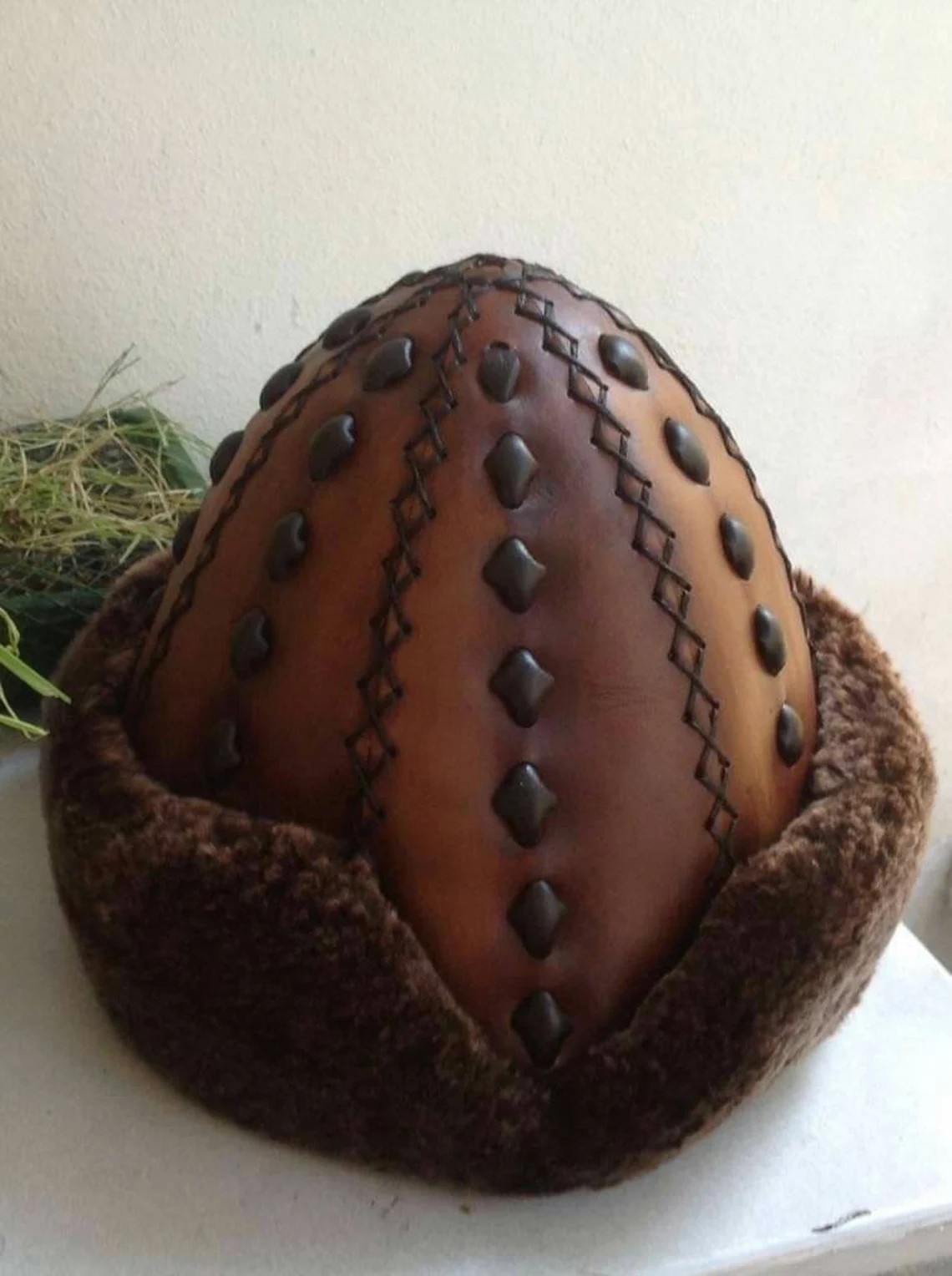 Handmade Genuine Leather Ressurection Hat