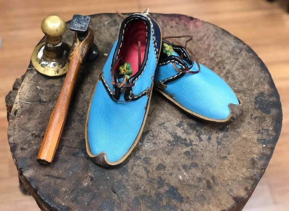 Ottoman Handmade Genuine Leather Flat Sandals