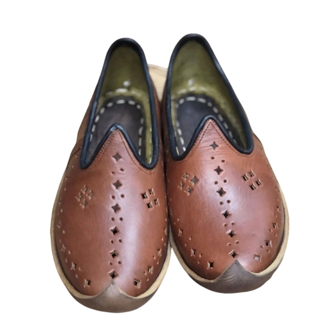 Ottoman Handmade Genuine Leather Yemeni Shoes