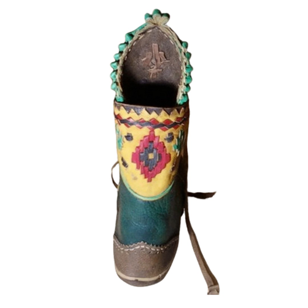 Medieval Historical Ottoman Turkısh Genuine Leather Boot