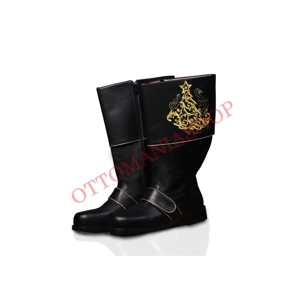 Ottoman Style Santa Claus Leather Boots