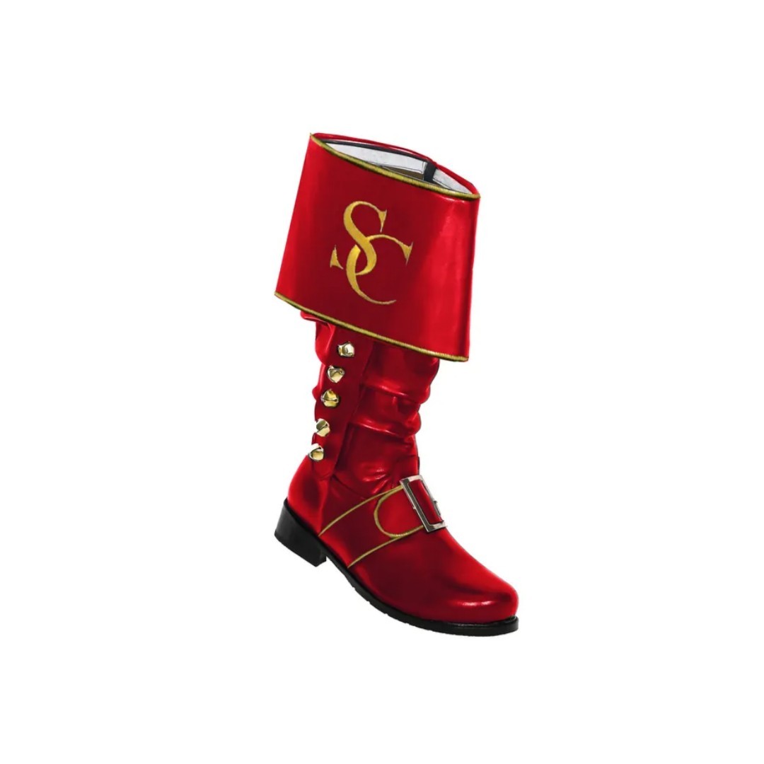 Handmade SC Design Skinny Cuff Santa Boot