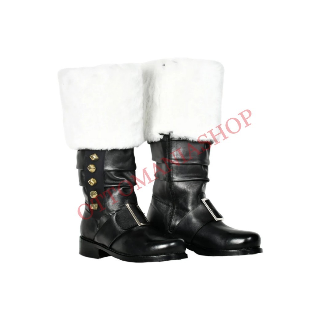 SPECIAL ORDER PROSANTA SHOP Exclusive Handmade SC Design Skinny Cuff Santa Boot 