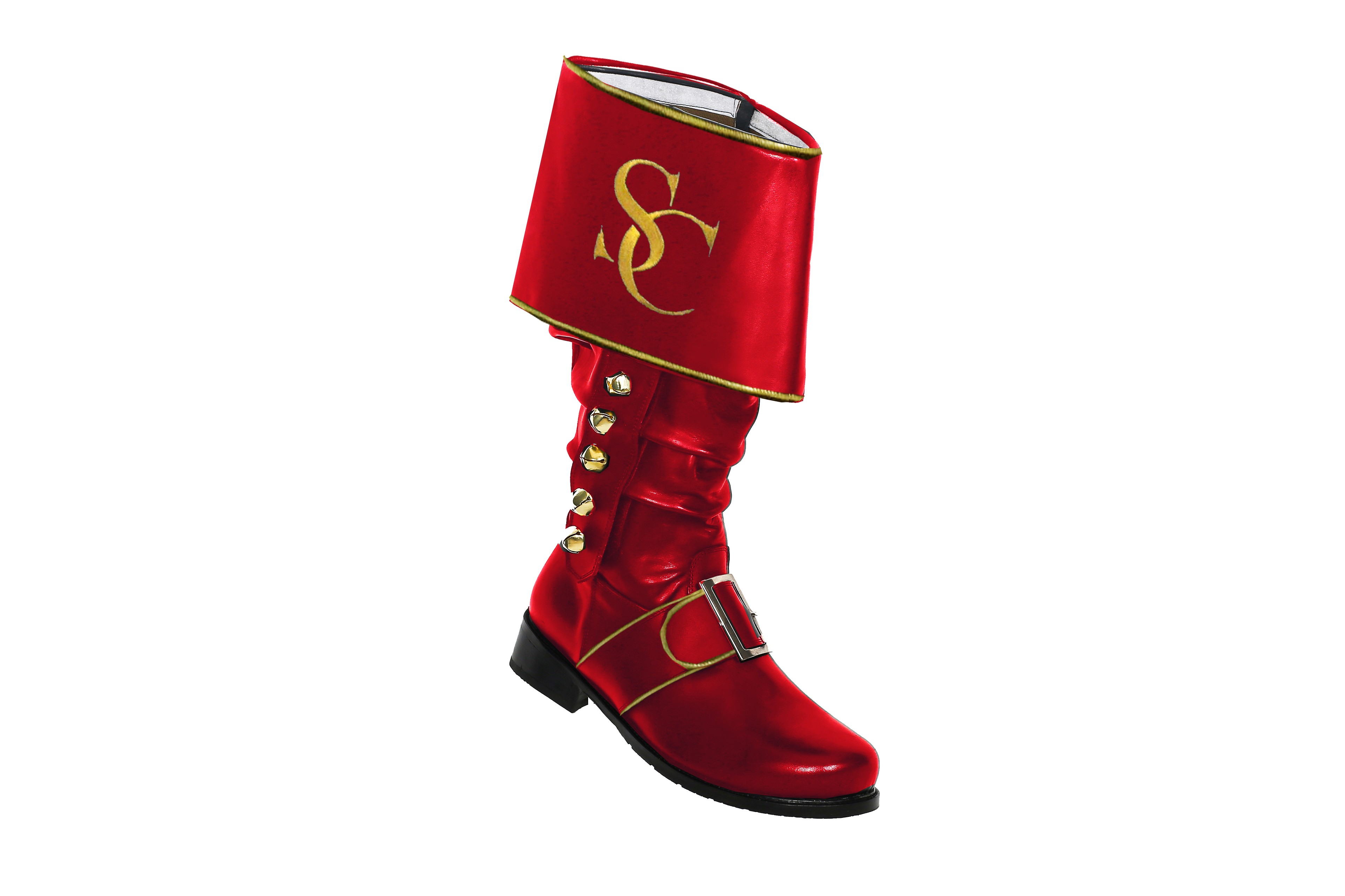 Handmade SC Design Mid Cuff Santa Claus Boot
