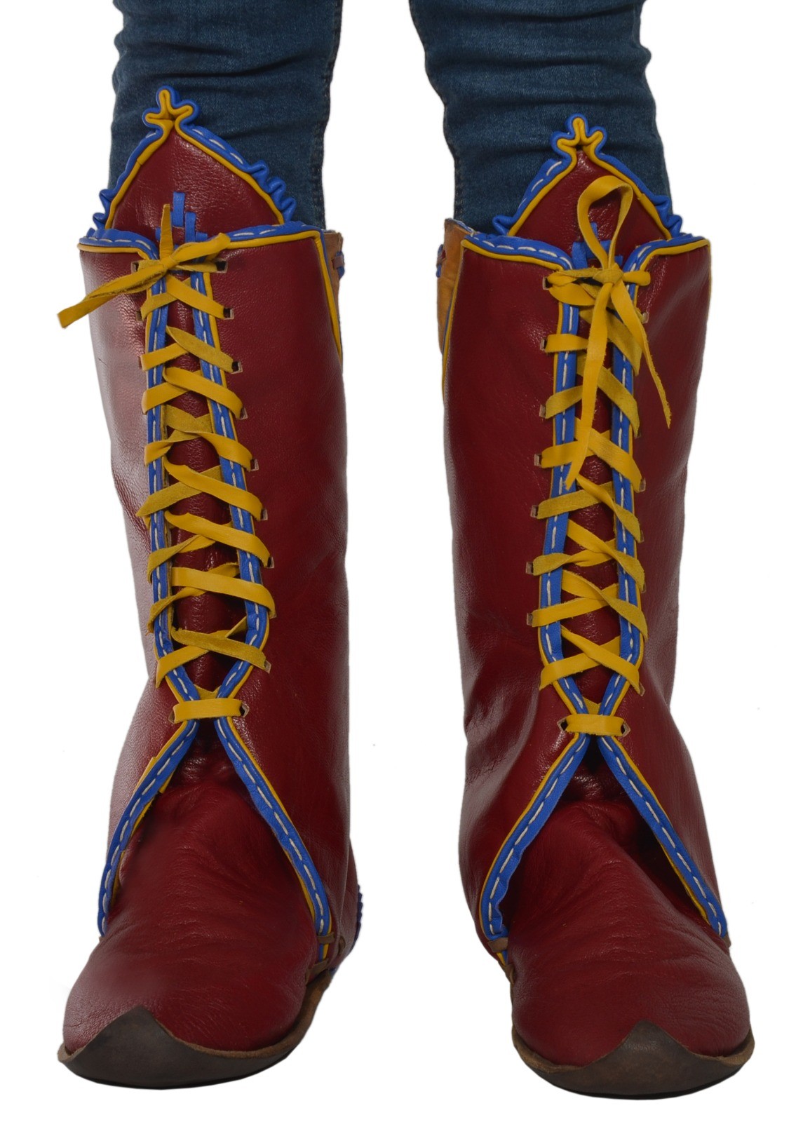 Medieval Historical Ottoman Turkısh Genuine Leather Boot