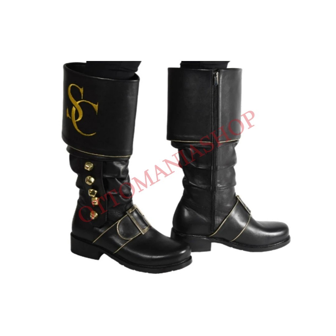 PROSANTA Shop Exclusive Handmade SC Design Skinny Cuff Santa Boot