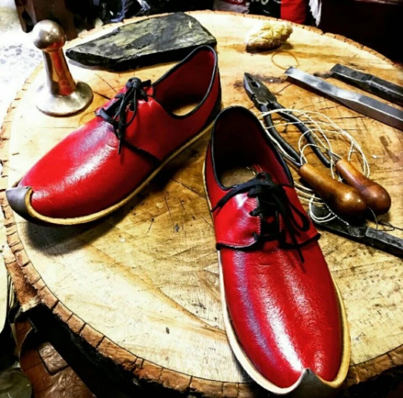 Handmade Ottoman Genuine Leather Yemeni Shoes
