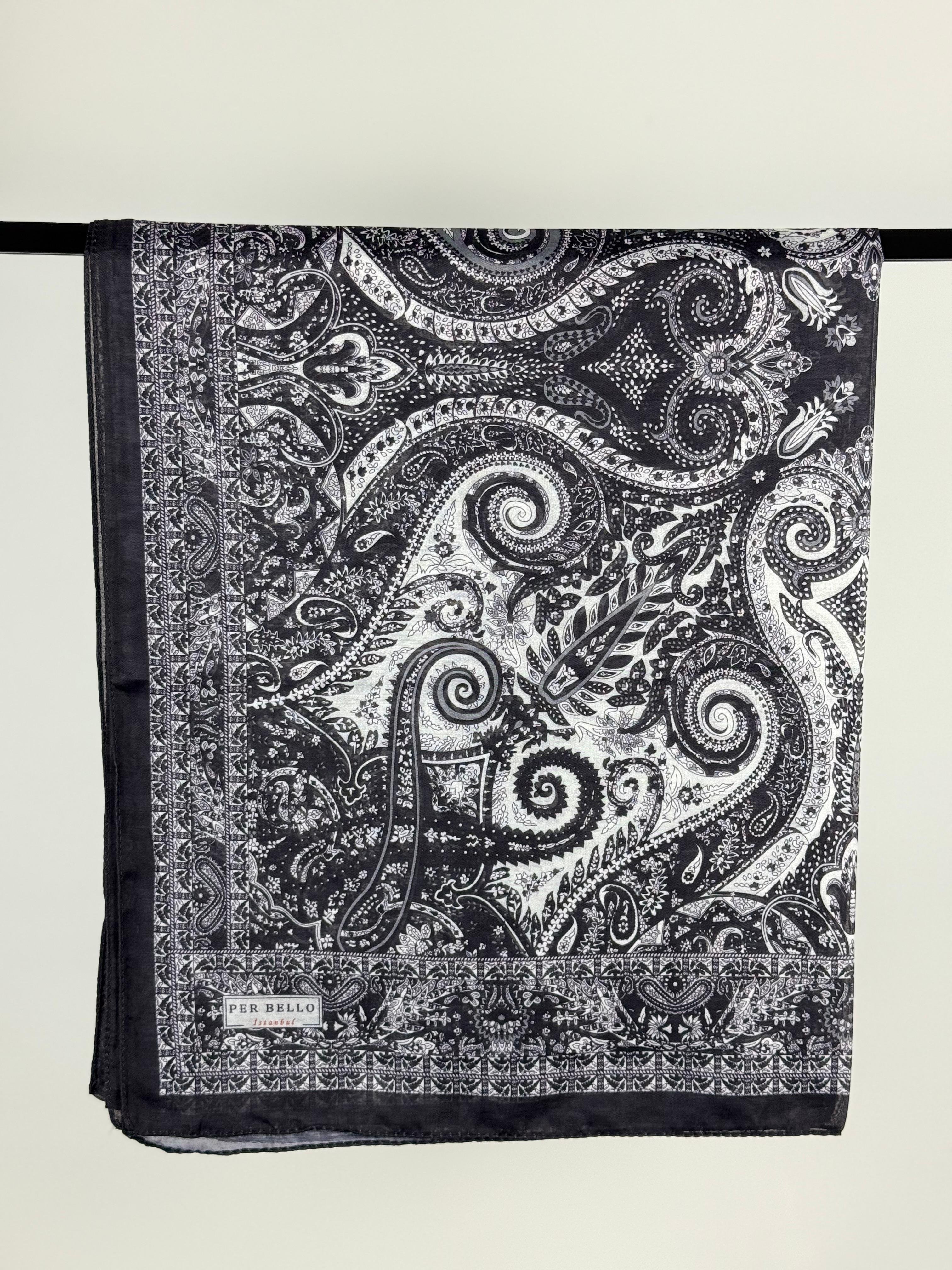 Desenli Soft Şal Etnik Desen - Renkli 6